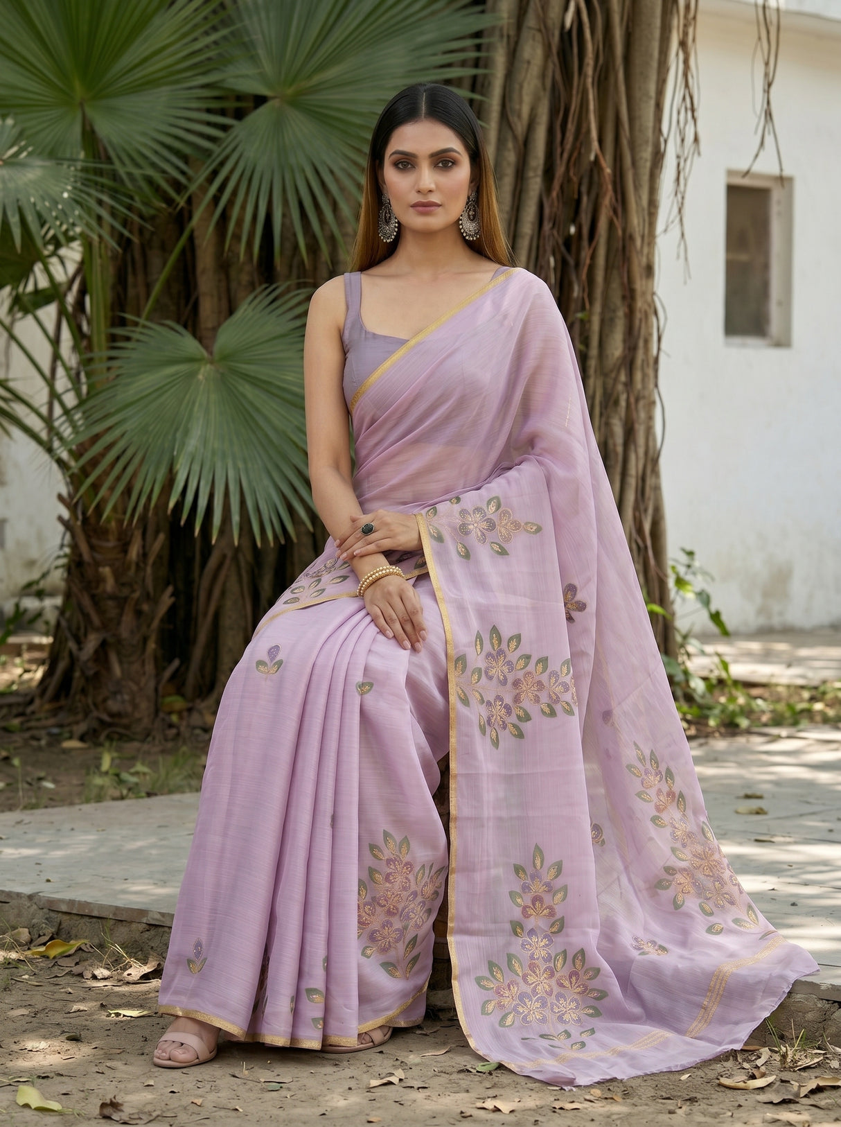 MIMOSA Saree Saree — pose 8 styling detail