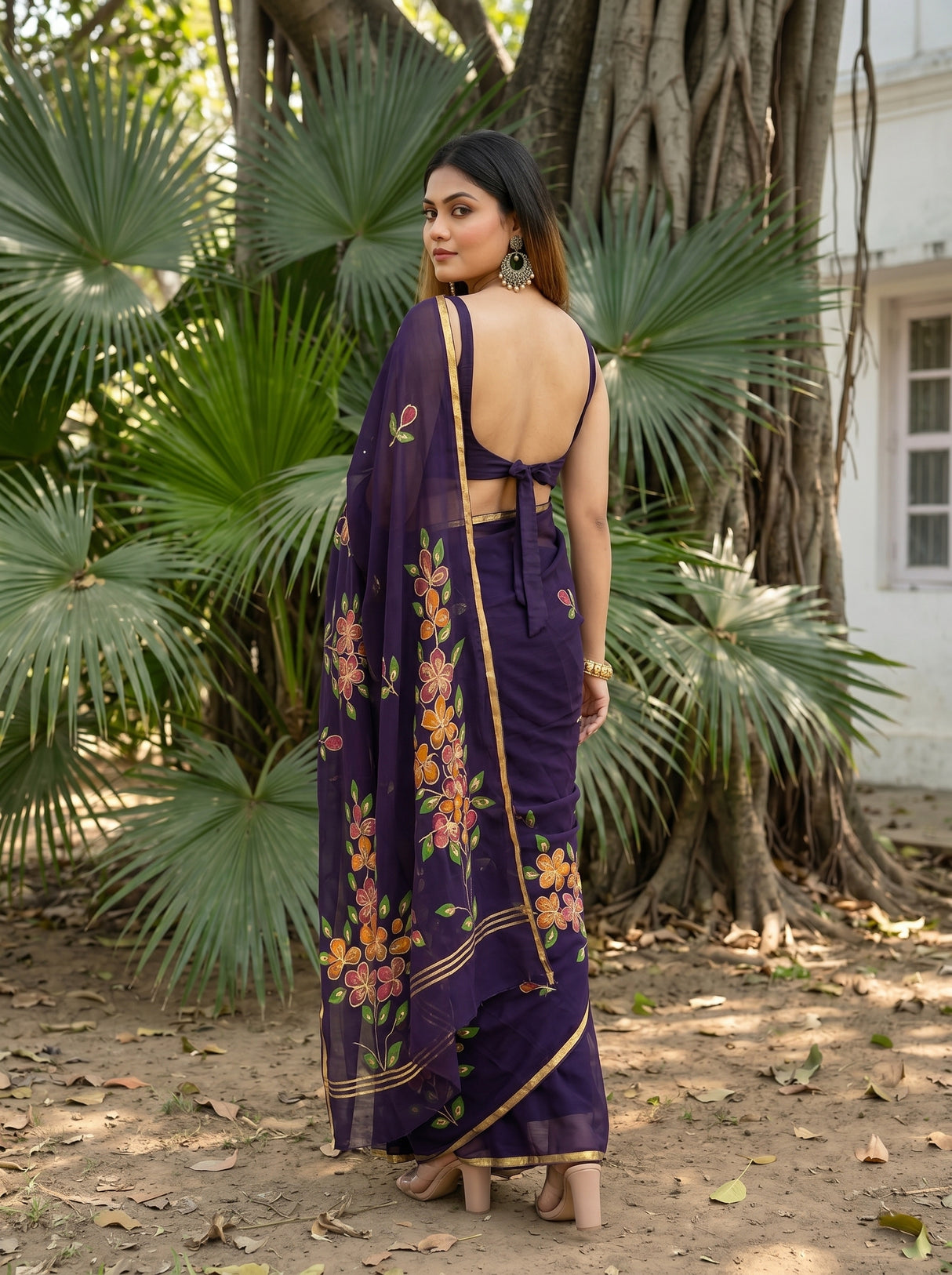 MIMOSA Saree Saree — pose 7 styling detail
