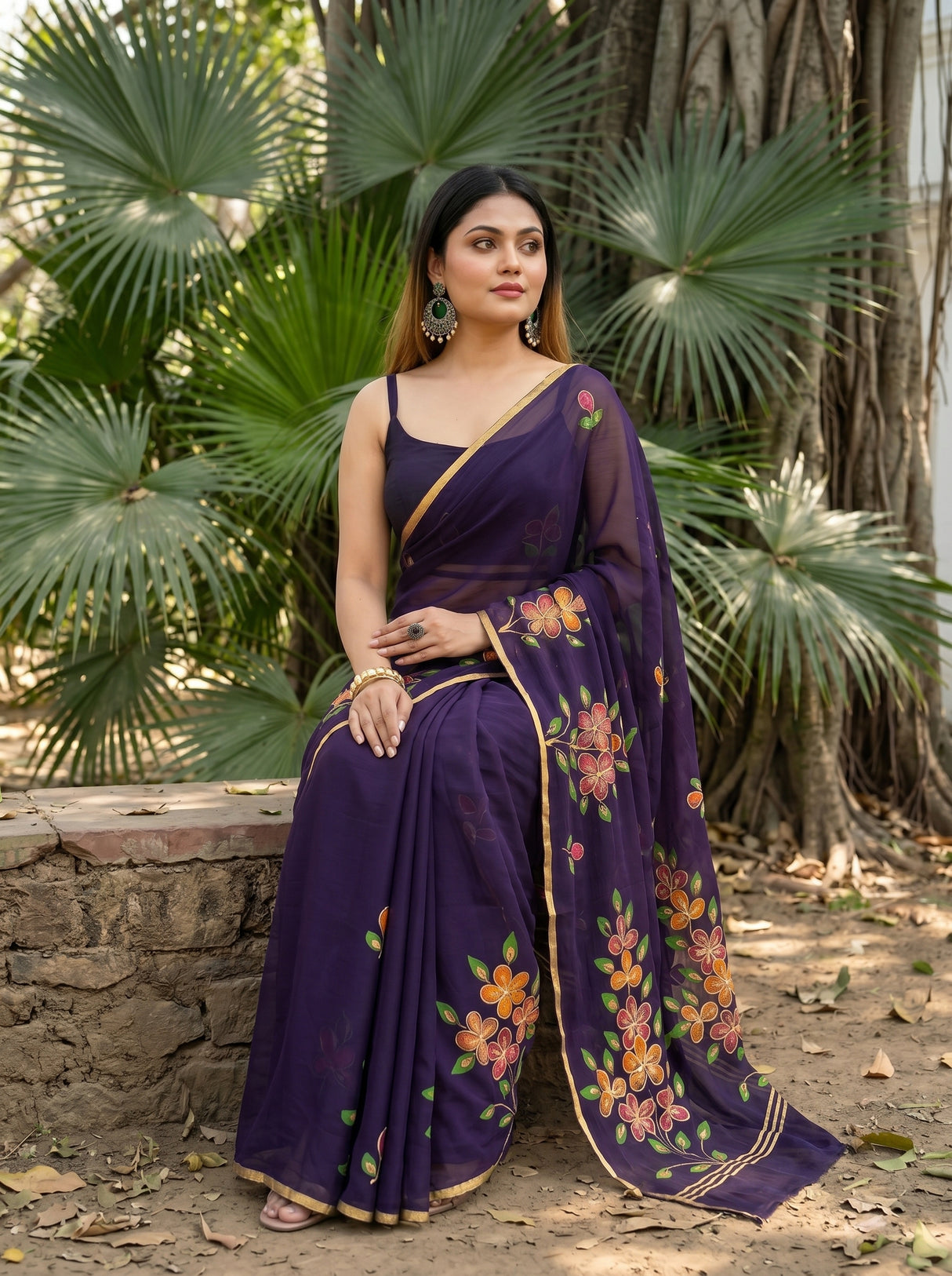 MIMOSA Saree Saree — pose 8 styling detail