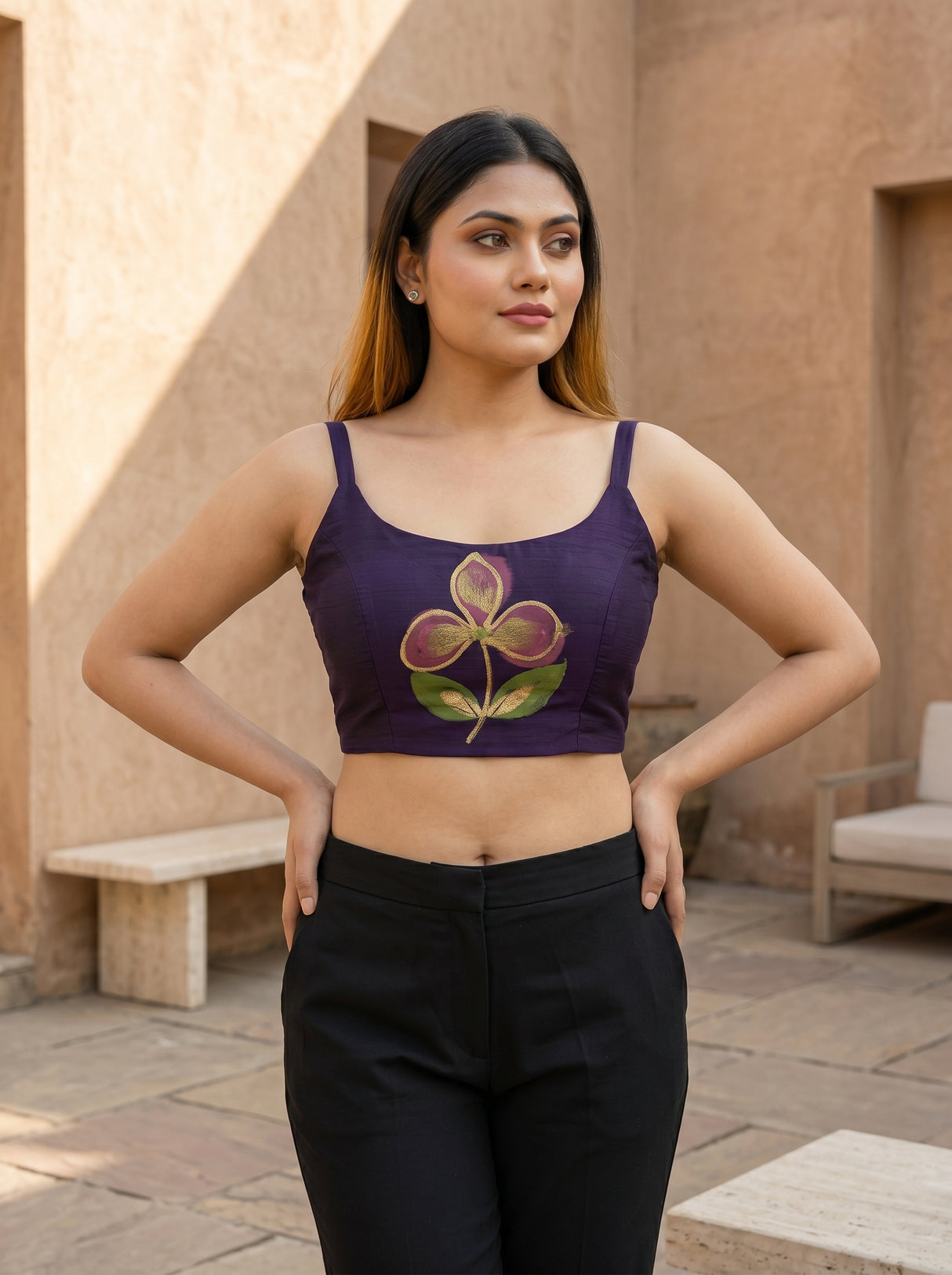 MIMOSA Saree Saree — blouse close-up