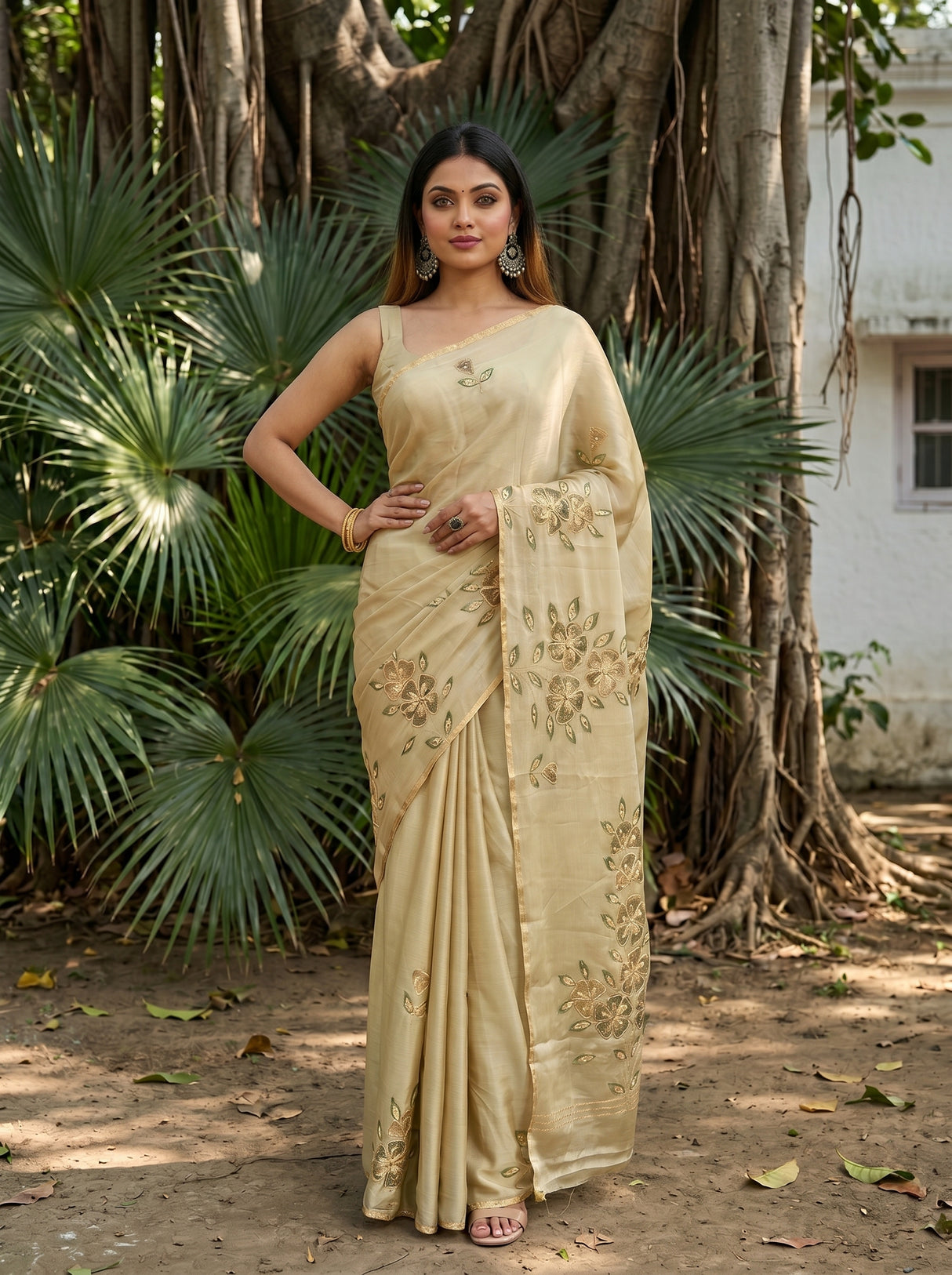 MIMOSA Saree Saree — pose 4 styling detail