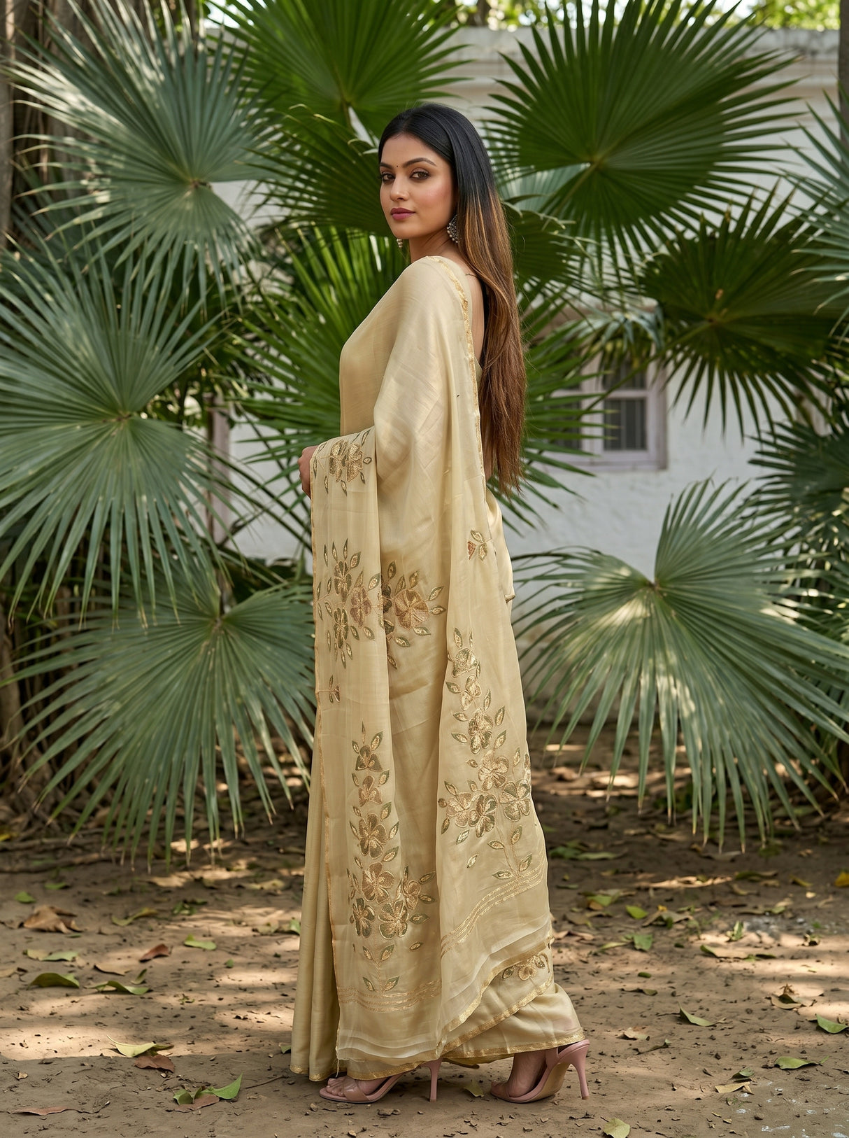 MIMOSA Saree Saree — pose 9 styling detail