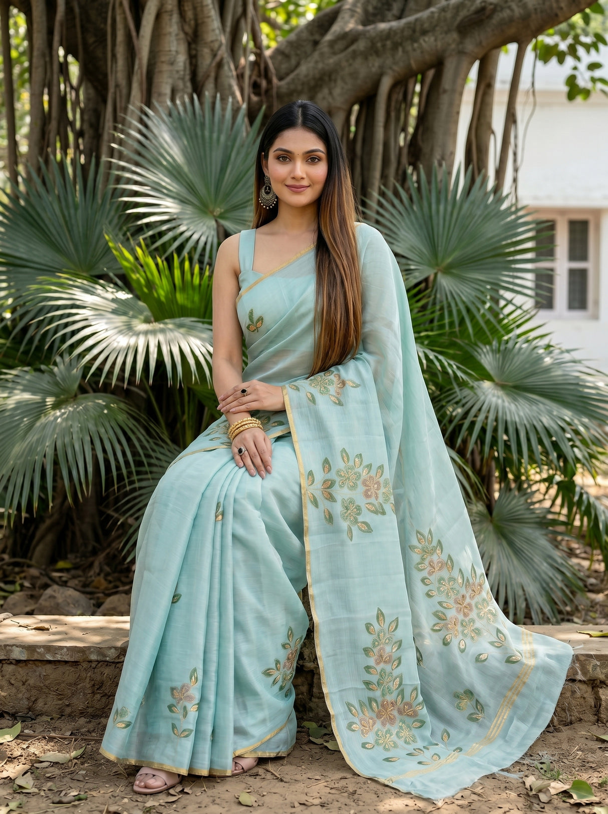 MIMOSA Saree Saree — pose 8 styling detail