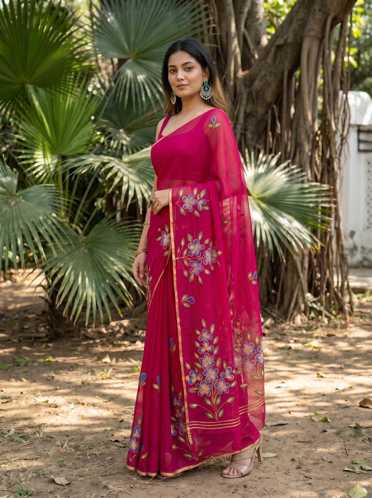 MIMOSA Saree Saree — pose 5 styling detail