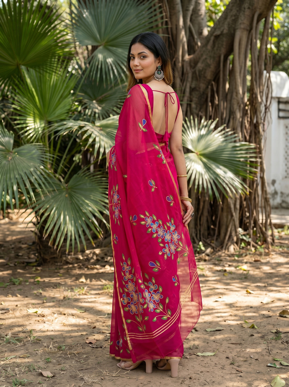 MIMOSA Saree Saree — pose 7 styling detail