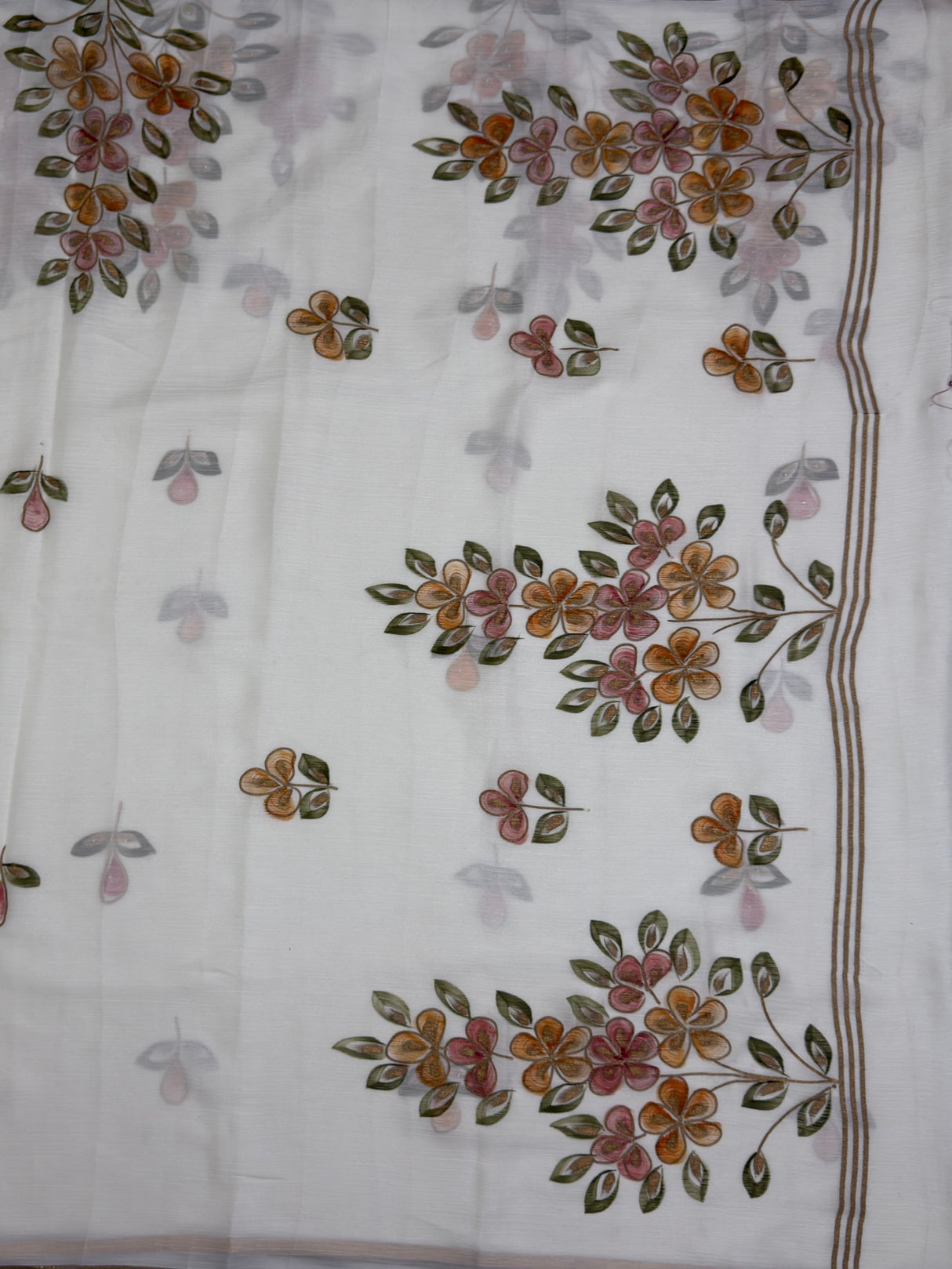 MIMOSA Saree Saree — pallu and zari work detail