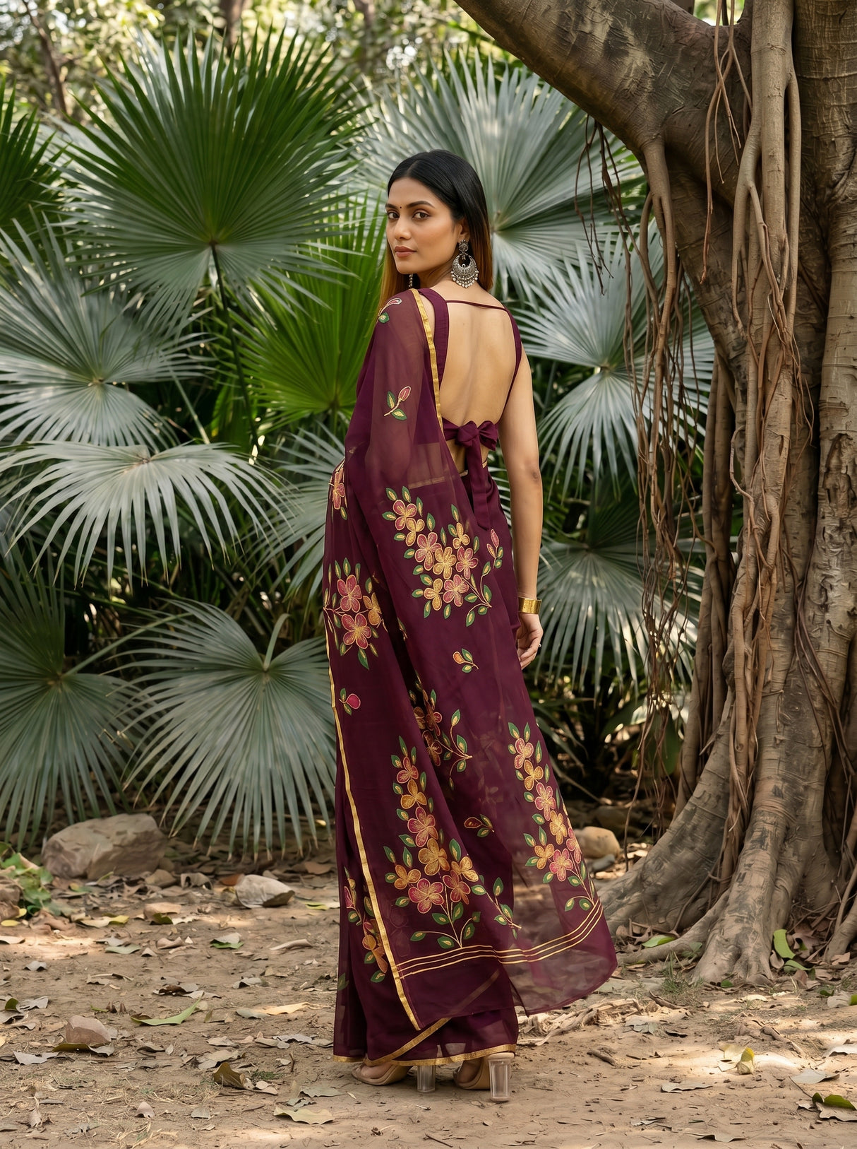 MIMOSA Saree Saree — pose 7 styling detail