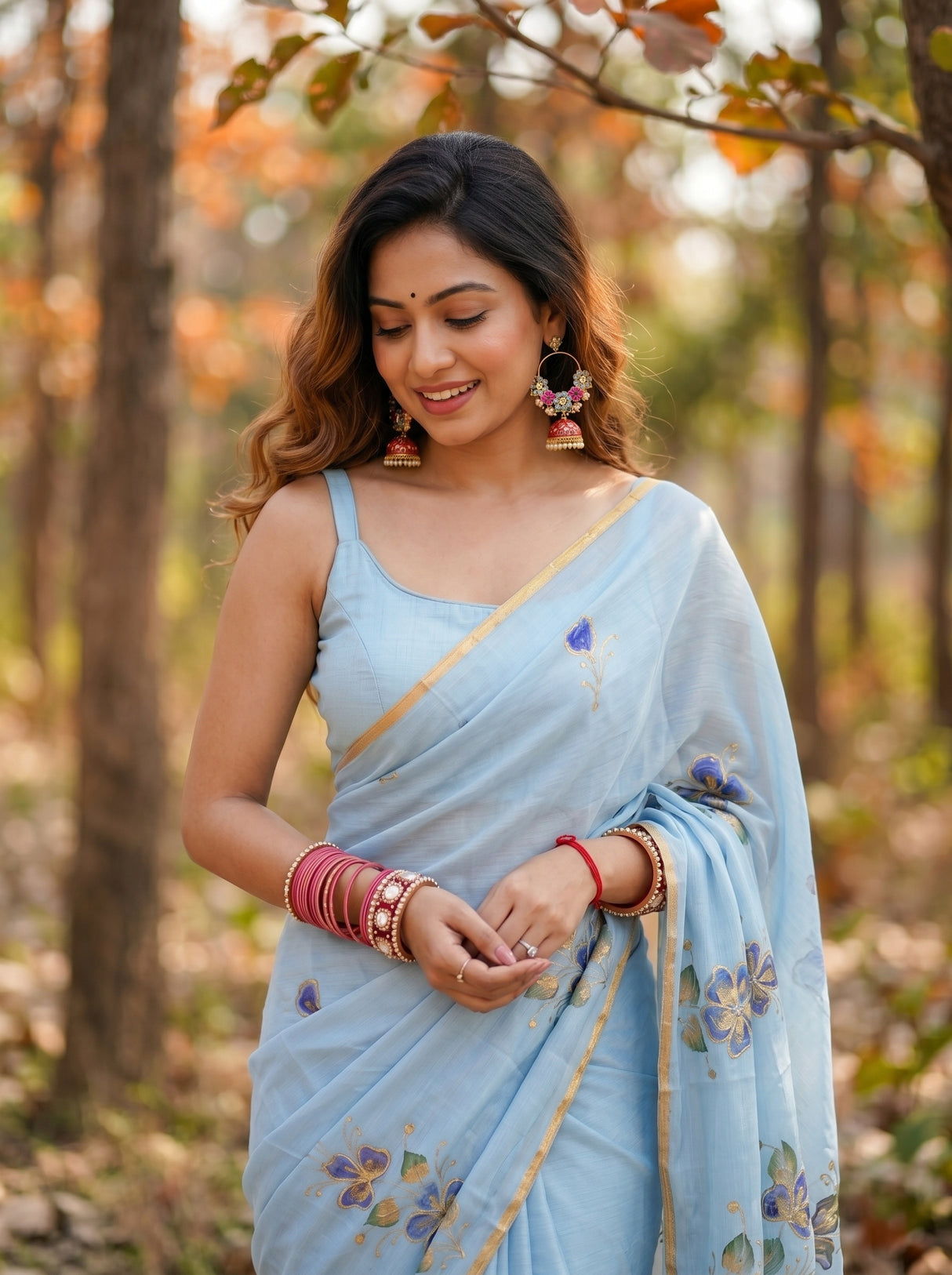 MIMOSA Saree Saree — pose 10 styling detail