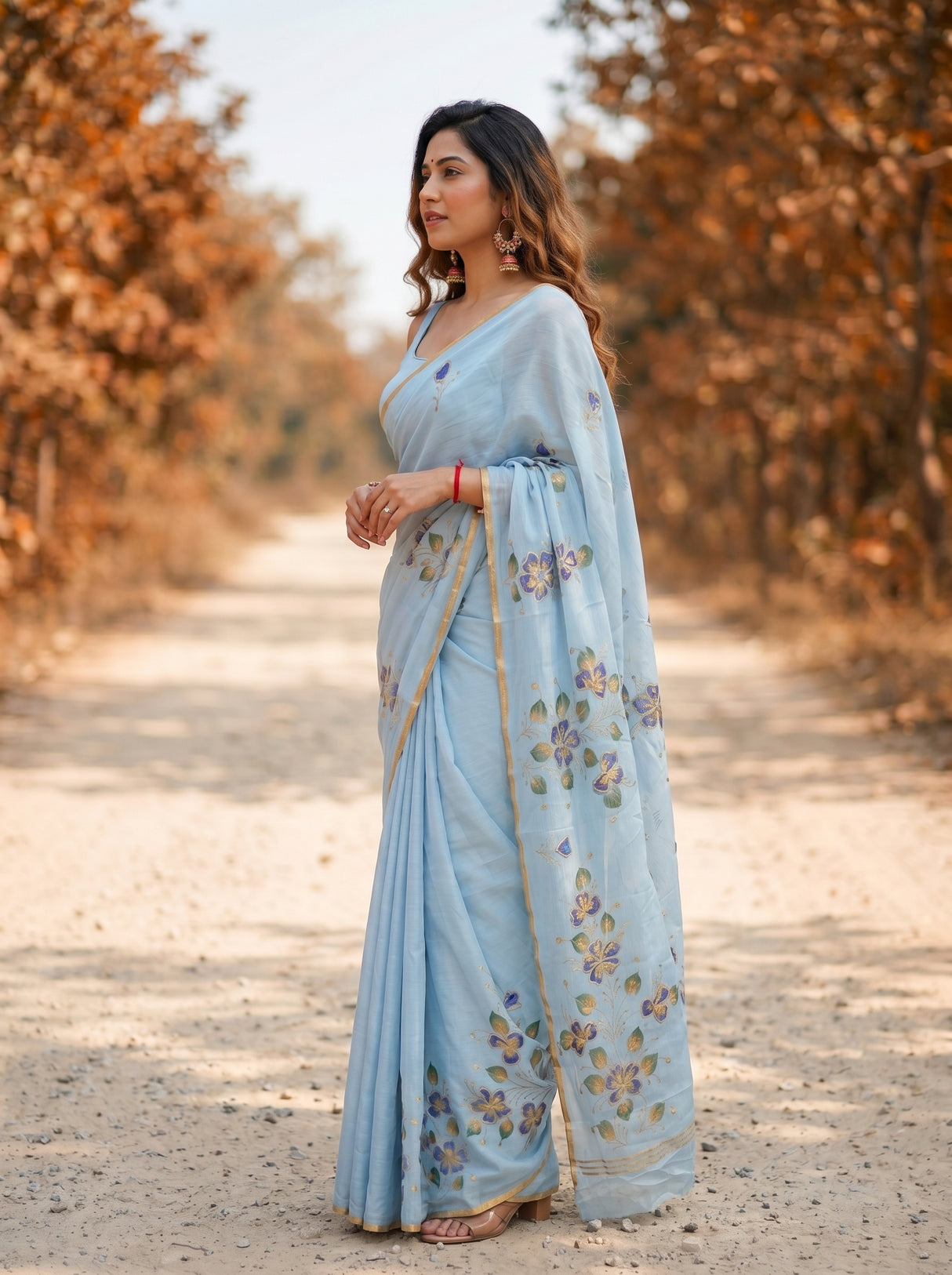 MIMOSA Saree Saree — pose 3 styling detail