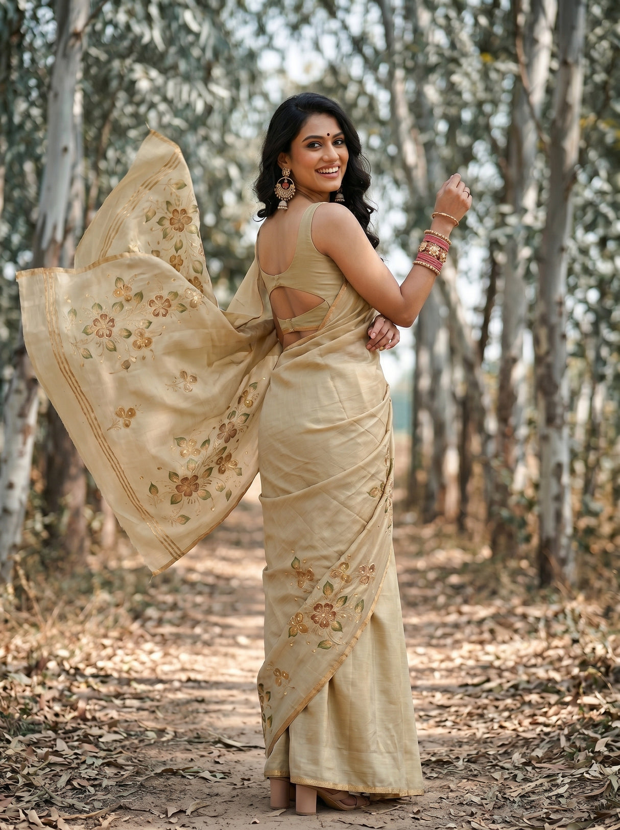 MIMOSA Saree Saree — pose 5 styling detail