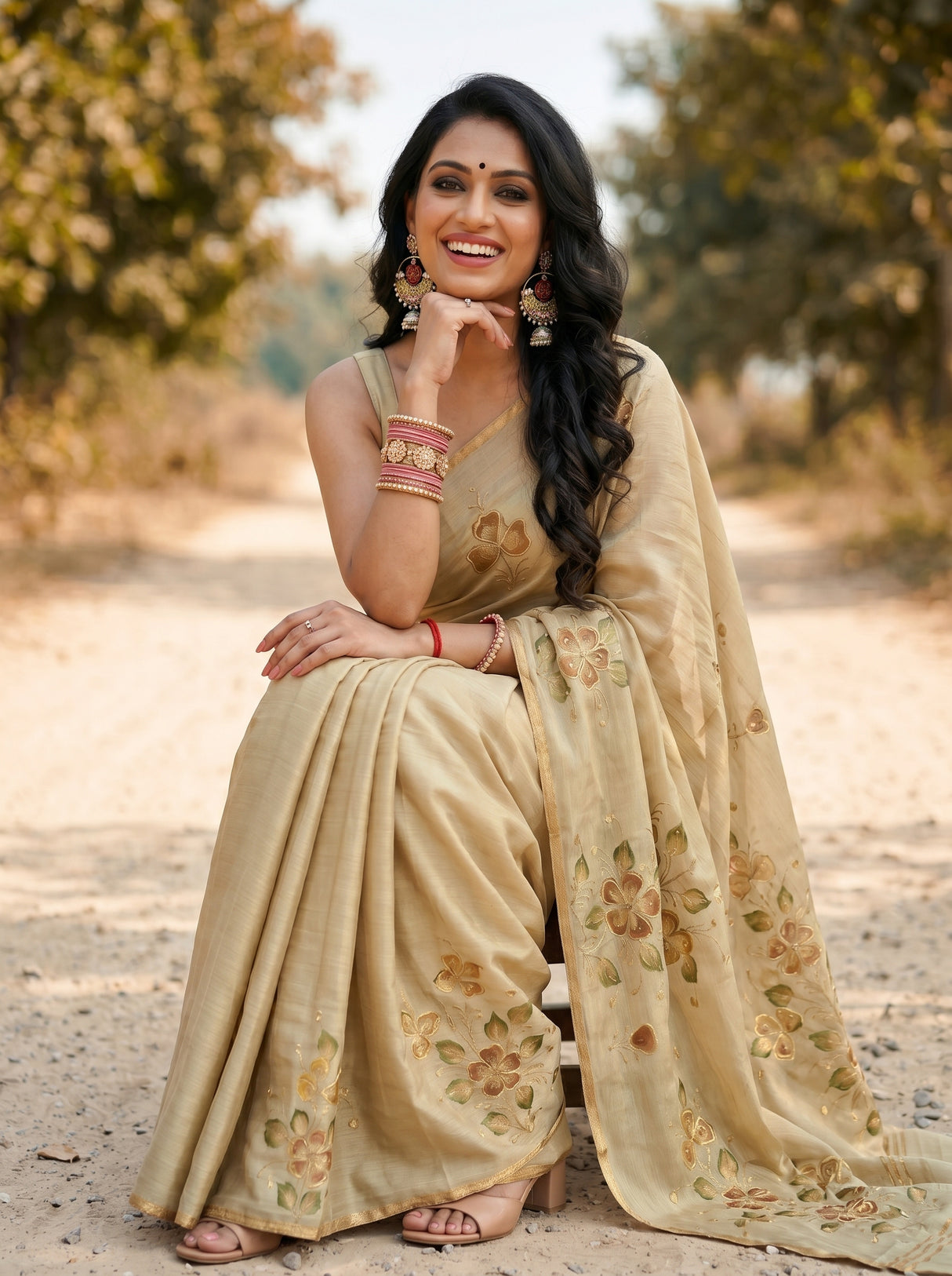 MIMOSA Saree Saree — pose 8 styling detail