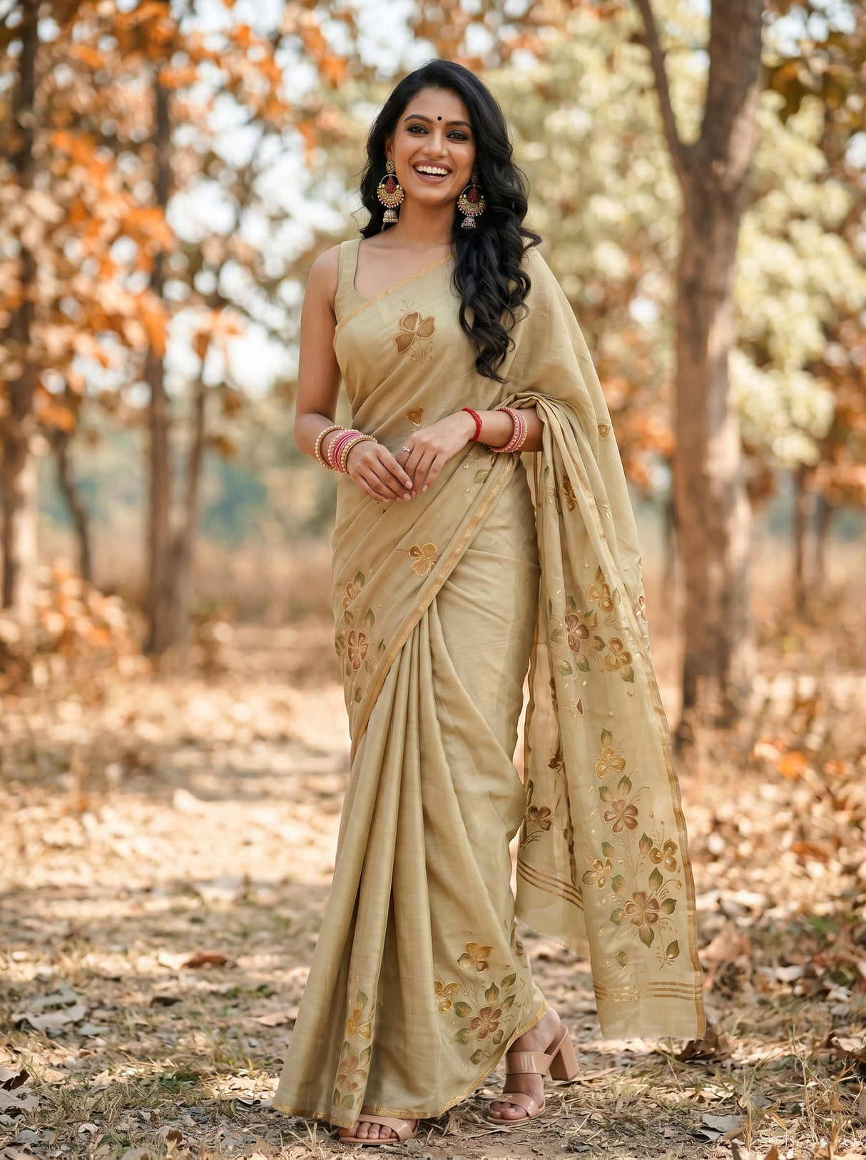 MIMOSA Saree Saree — pose 9 styling detail