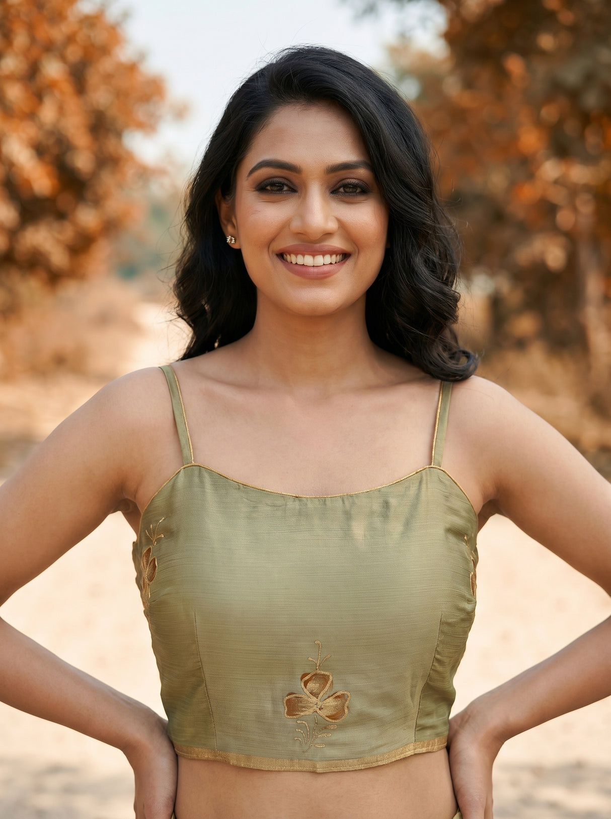 MIMOSA Saree Saree — blouse close-up