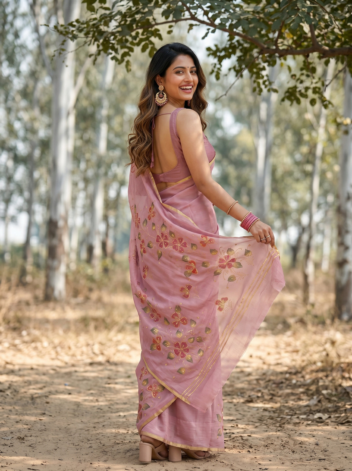 MIMOSA Saree Saree — pose 7 styling detail