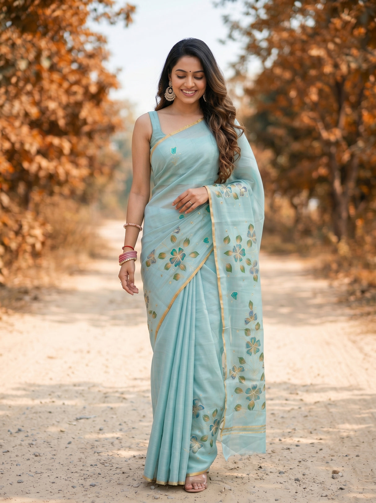 MIMOSA Saree Saree — pose 6 styling detail