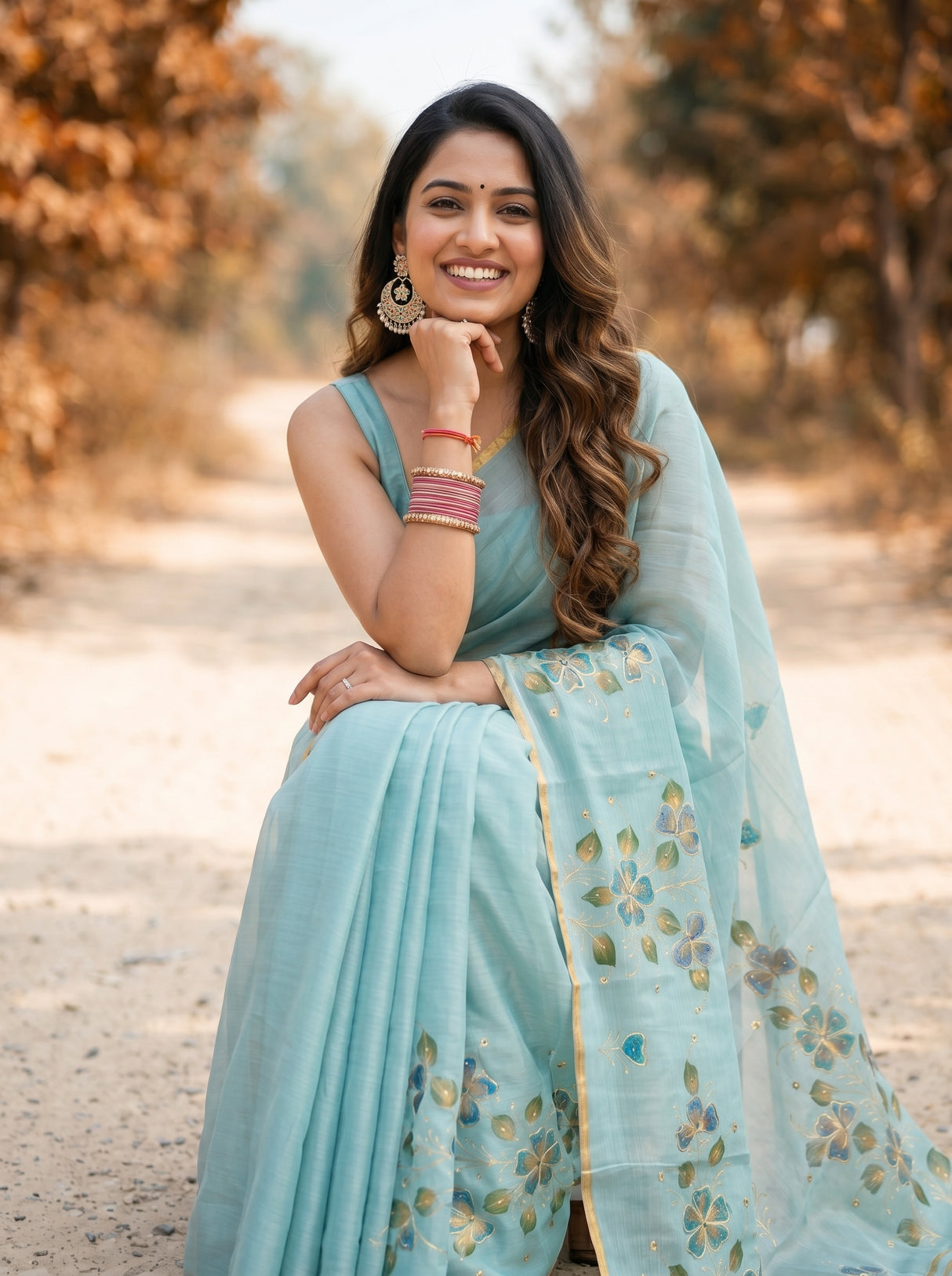 MIMOSA Saree Saree — pose 8 styling detail