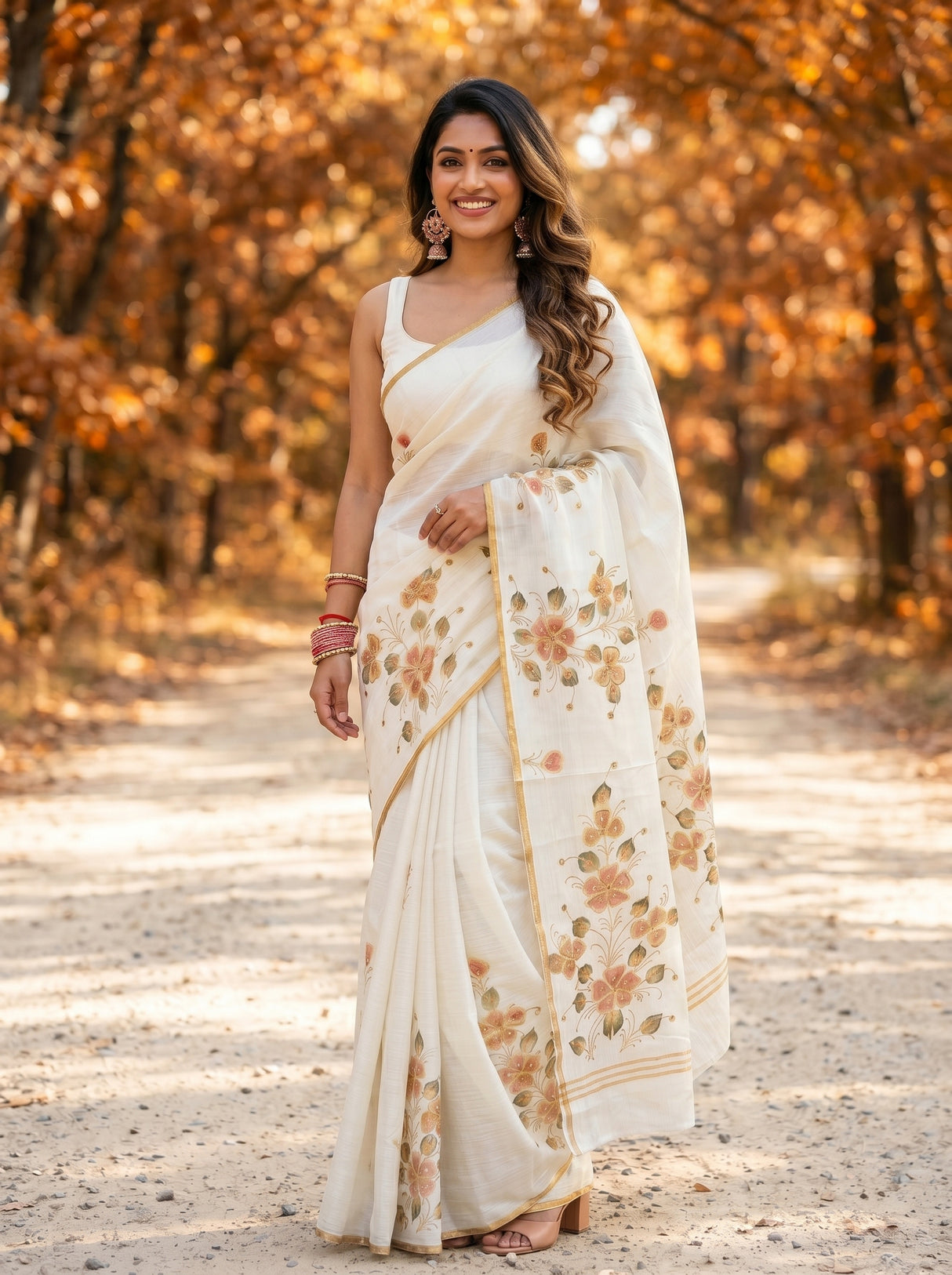 MIMOSA Saree Saree — pose 9 styling detail