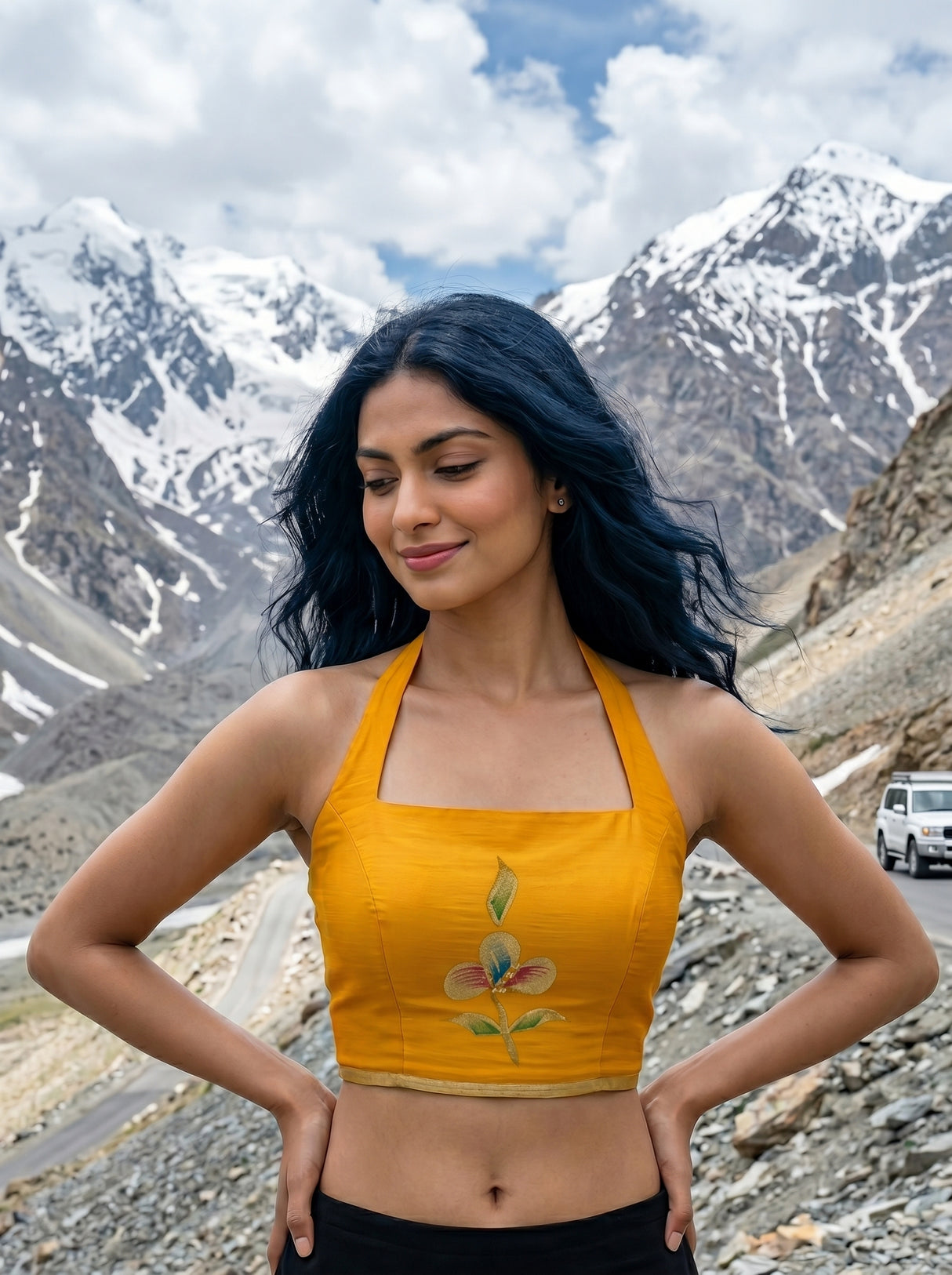 MIMOSA Saree Saree — blouse close-up