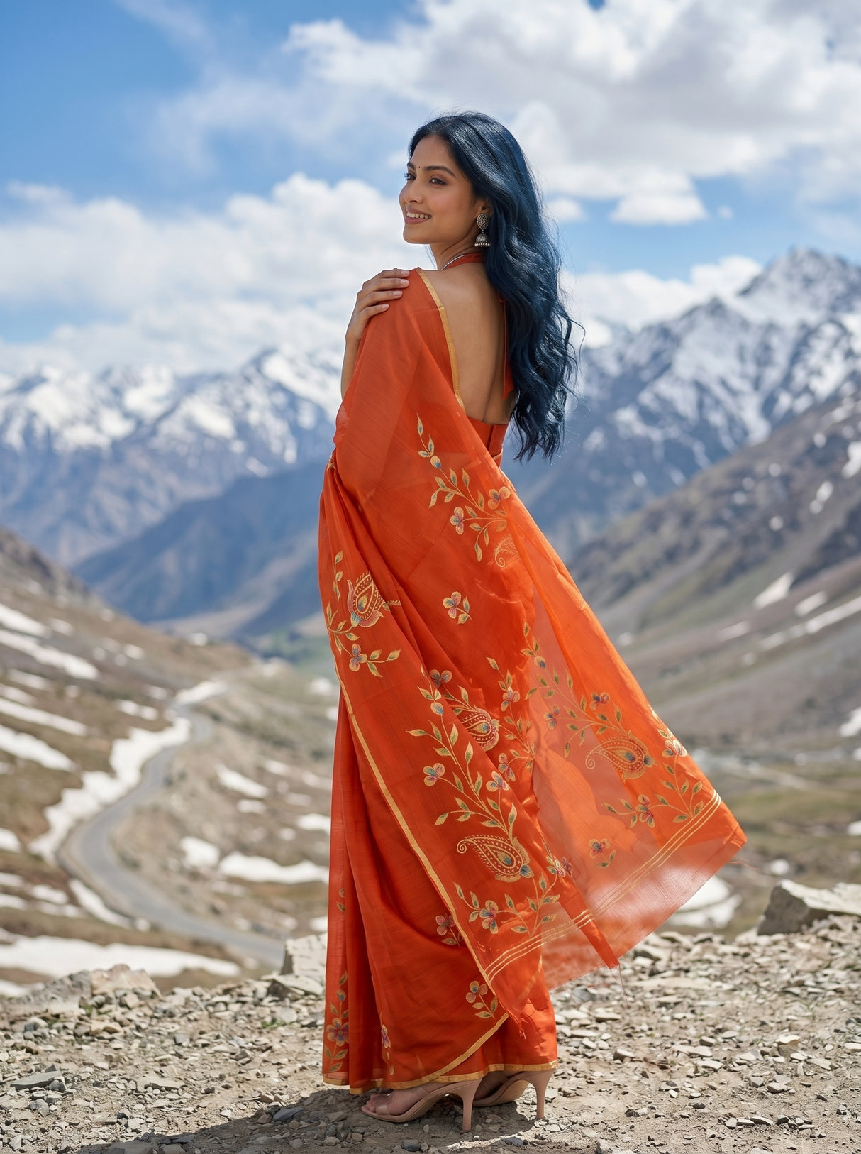 MIMOSA Saree Saree — pose 7 styling detail