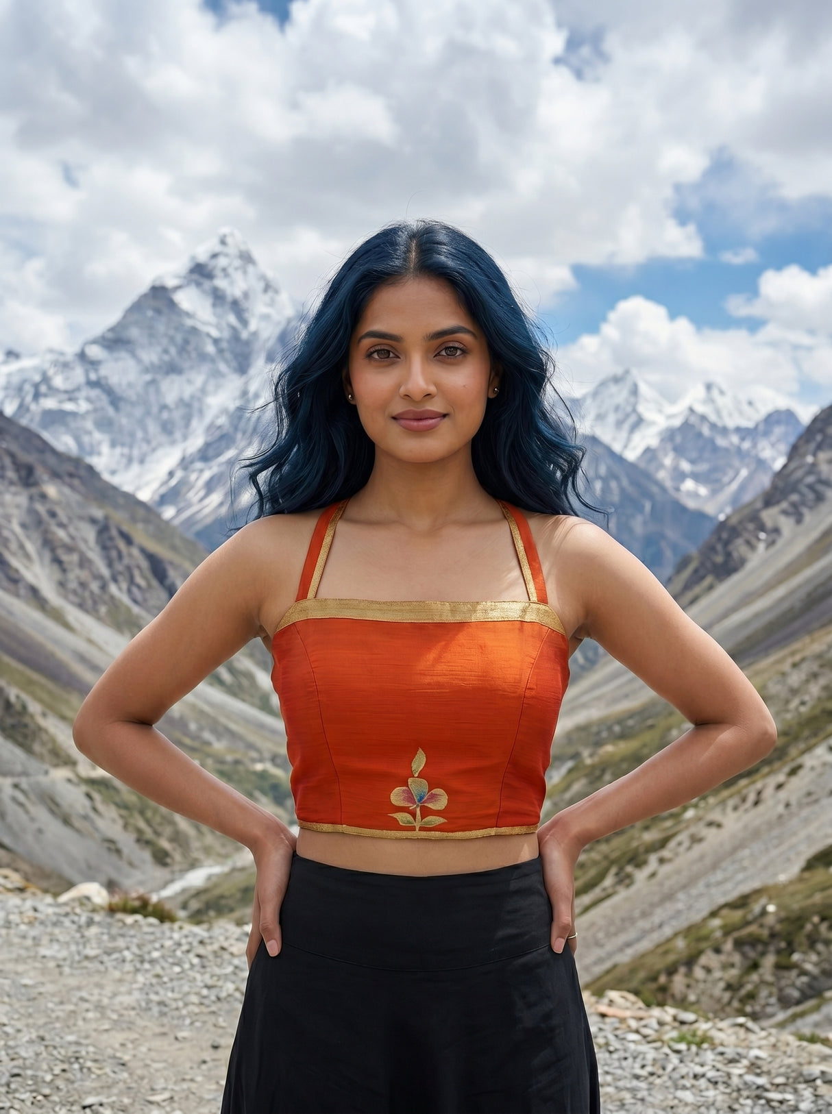 MIMOSA Saree Saree — blouse close-up