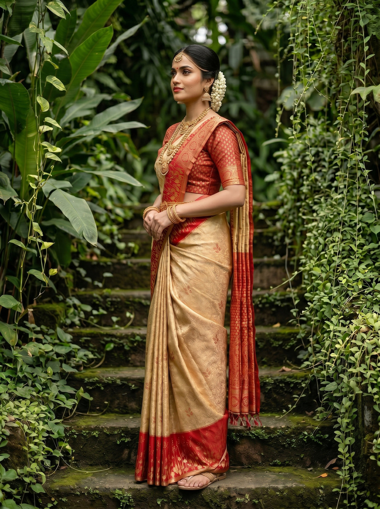 MIMOSA Saree Saree — pose 3 styling detail