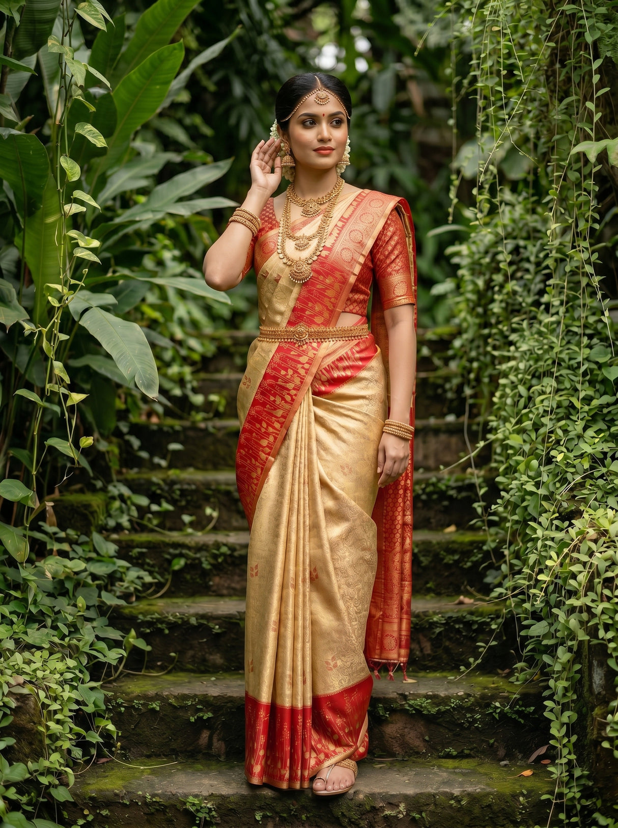MIMOSA Saree Saree — pose 8 styling detail