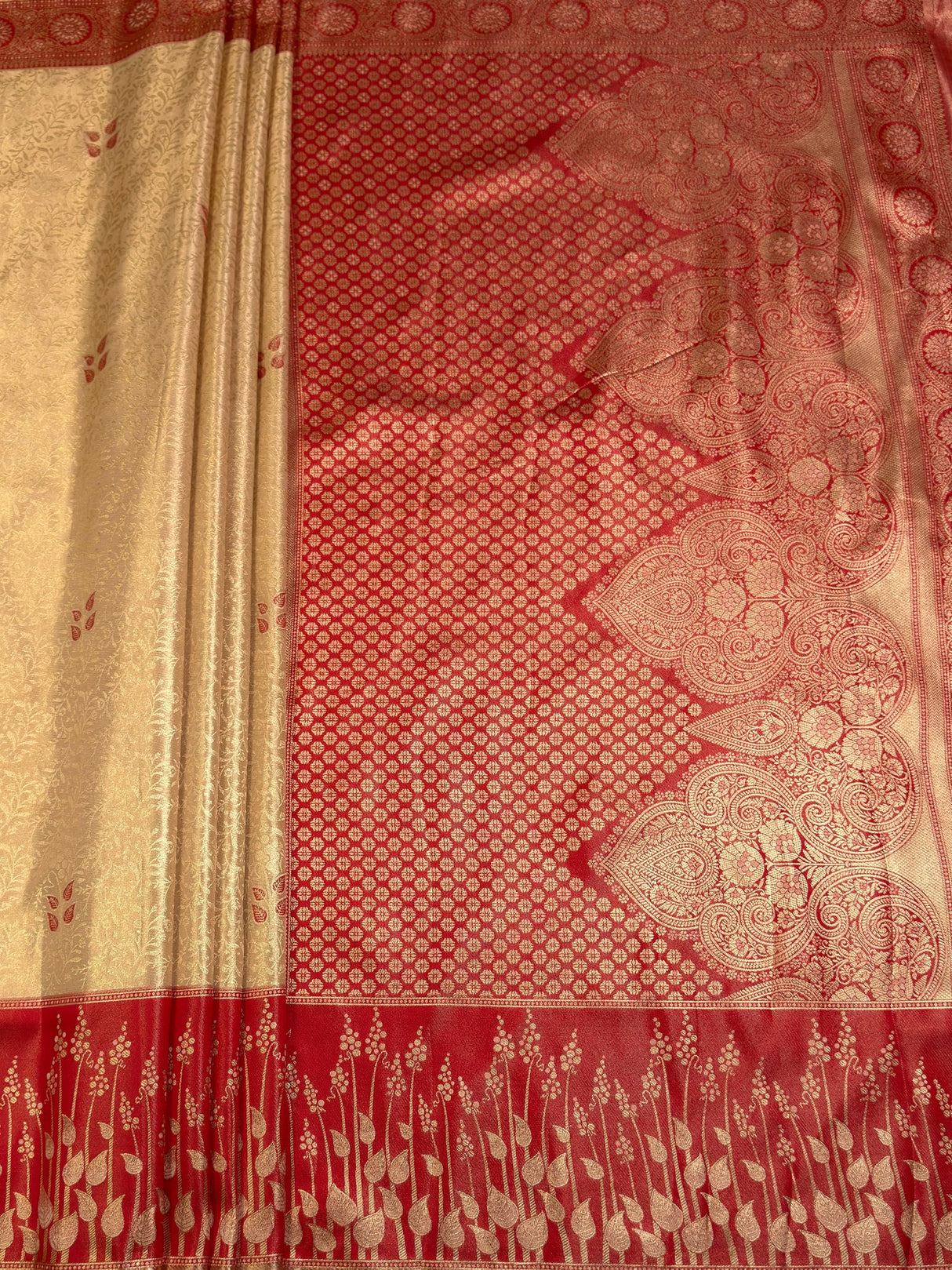 MIMOSA Saree Saree — pallu and zari work detail