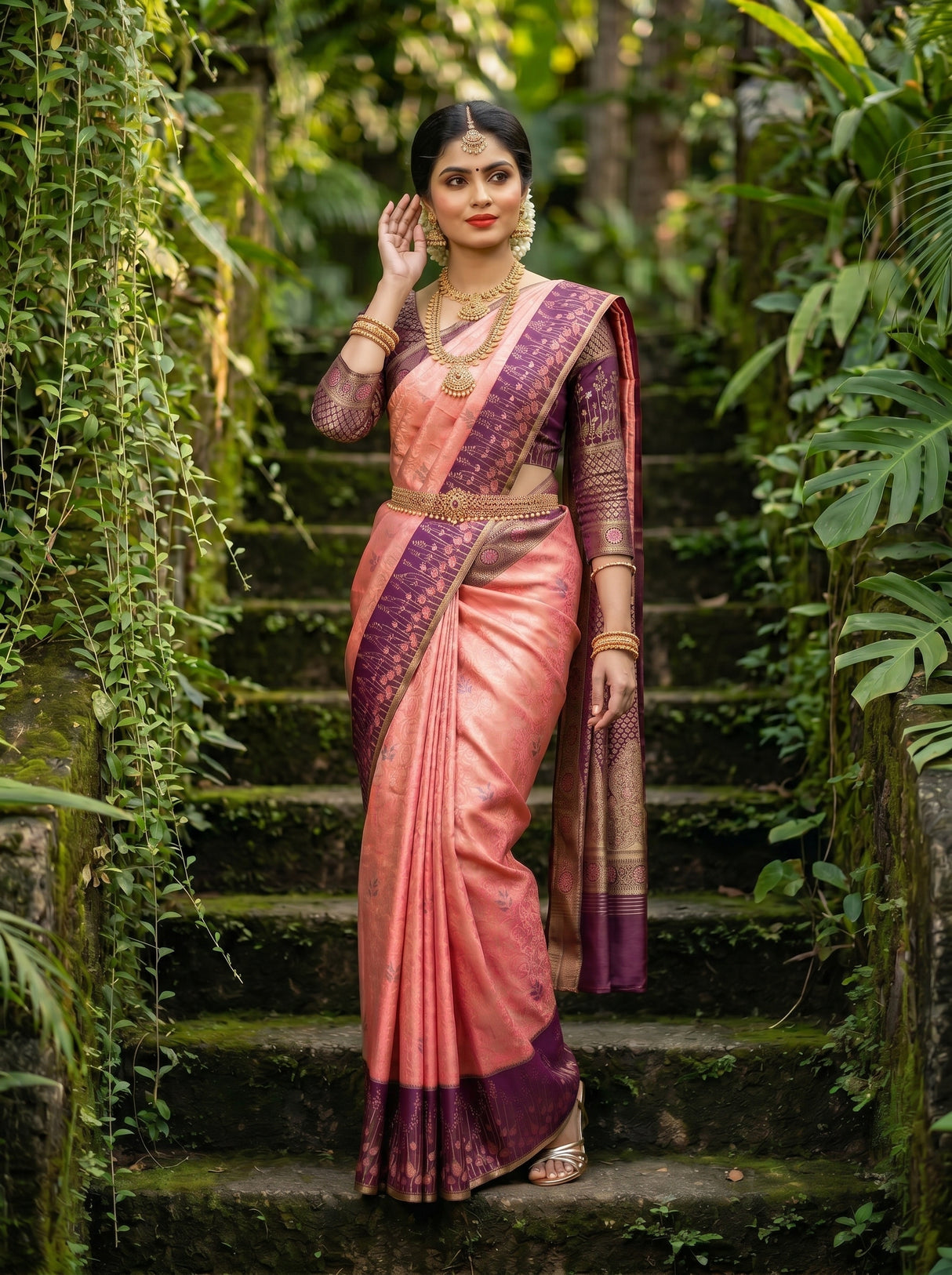 MIMOSA Saree Saree — pose 8 styling detail