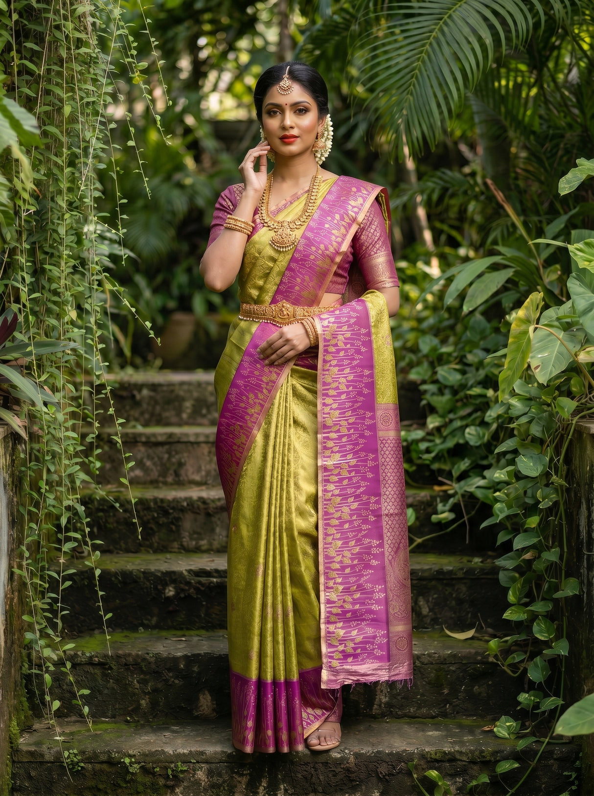 MIMOSA Saree Saree — pose 4 styling detail