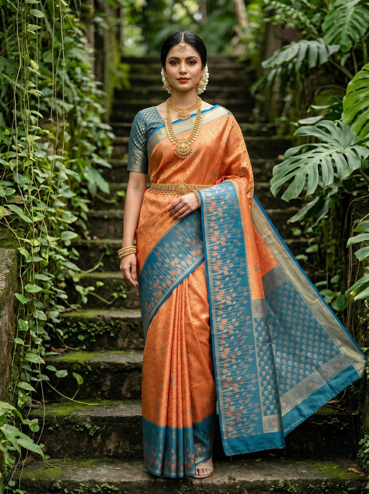 MIMOSA Saree Saree — front view on mannequin