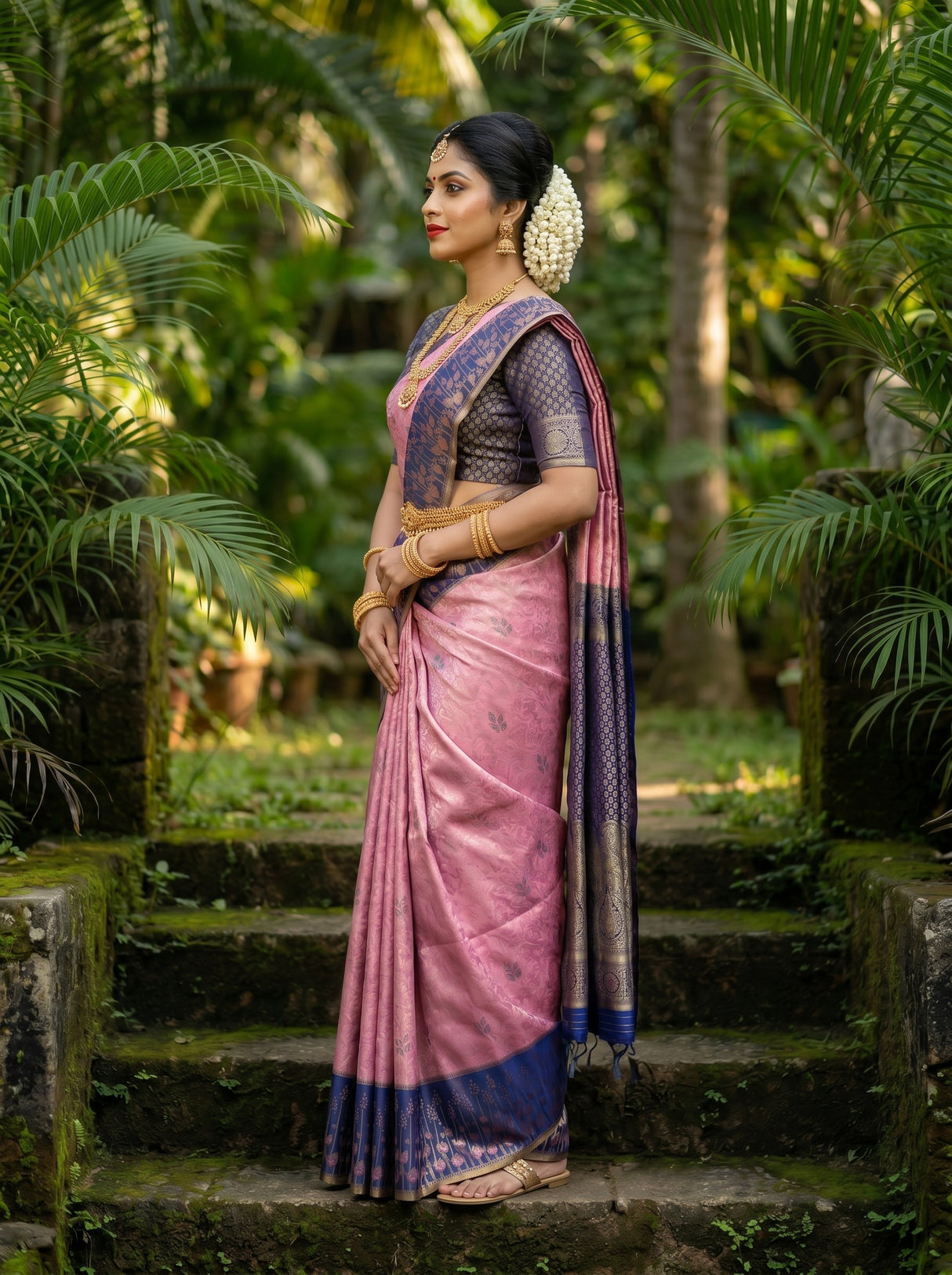 MIMOSA Saree Saree — pose 3 styling detail
