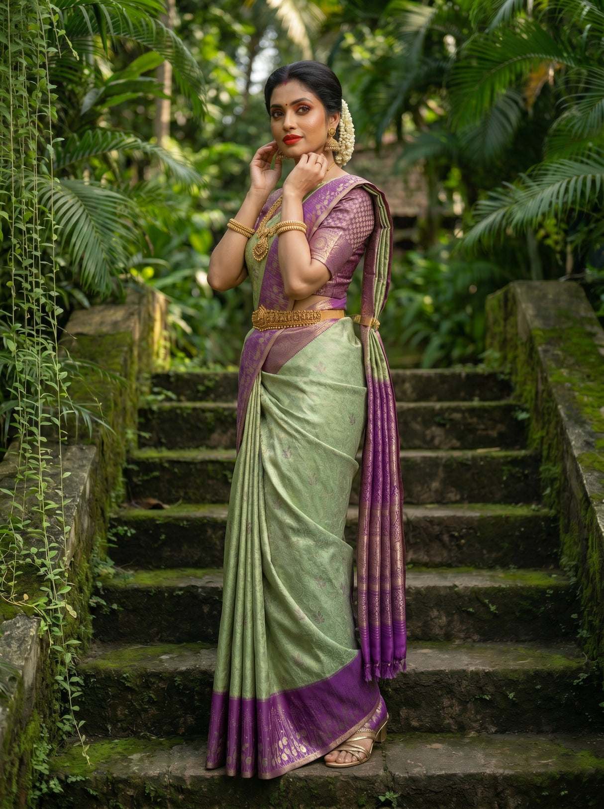 MIMOSA Saree Saree — pose 4 styling detail