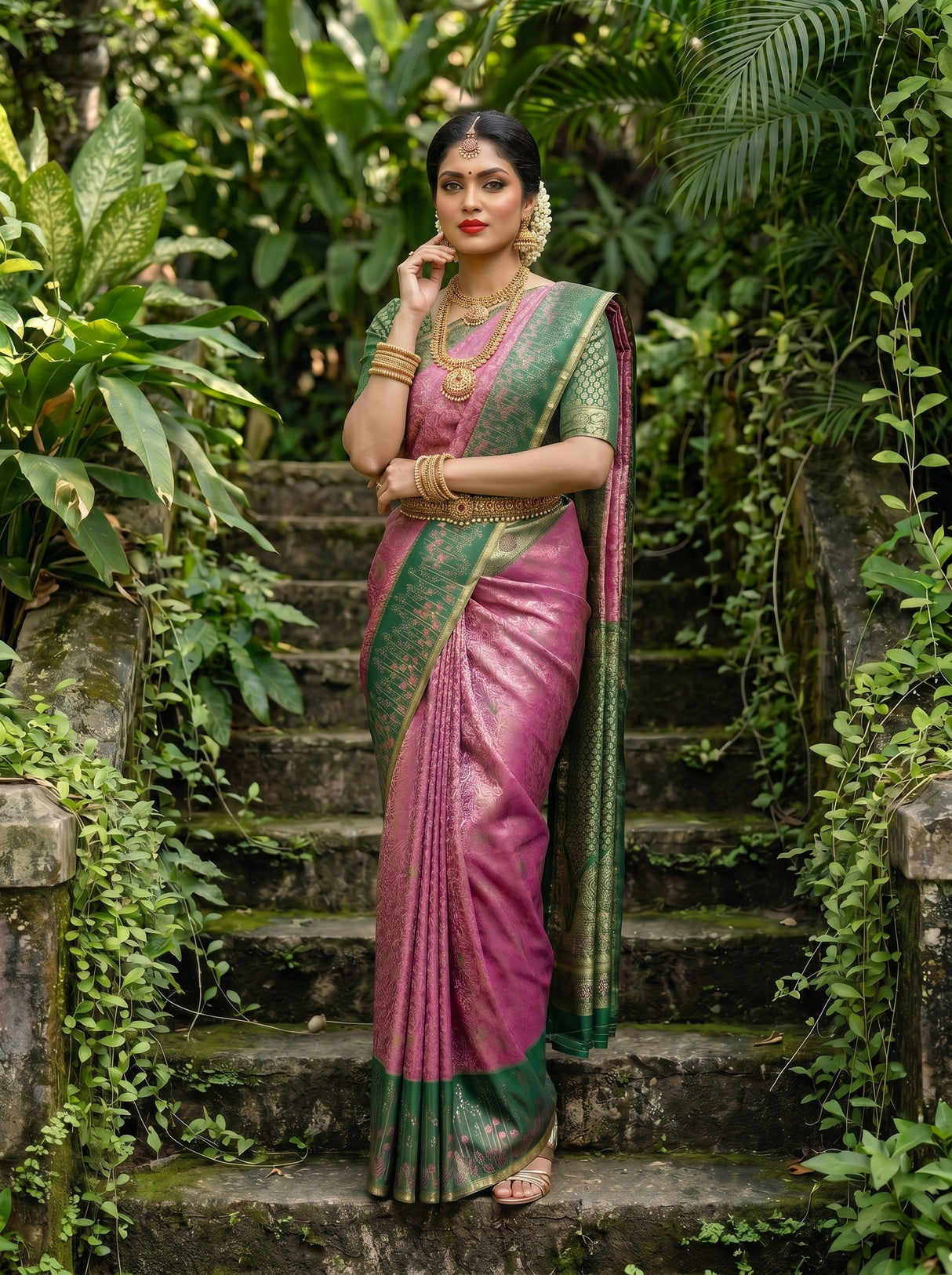 MIMOSA Saree Saree — pose 4 styling detail