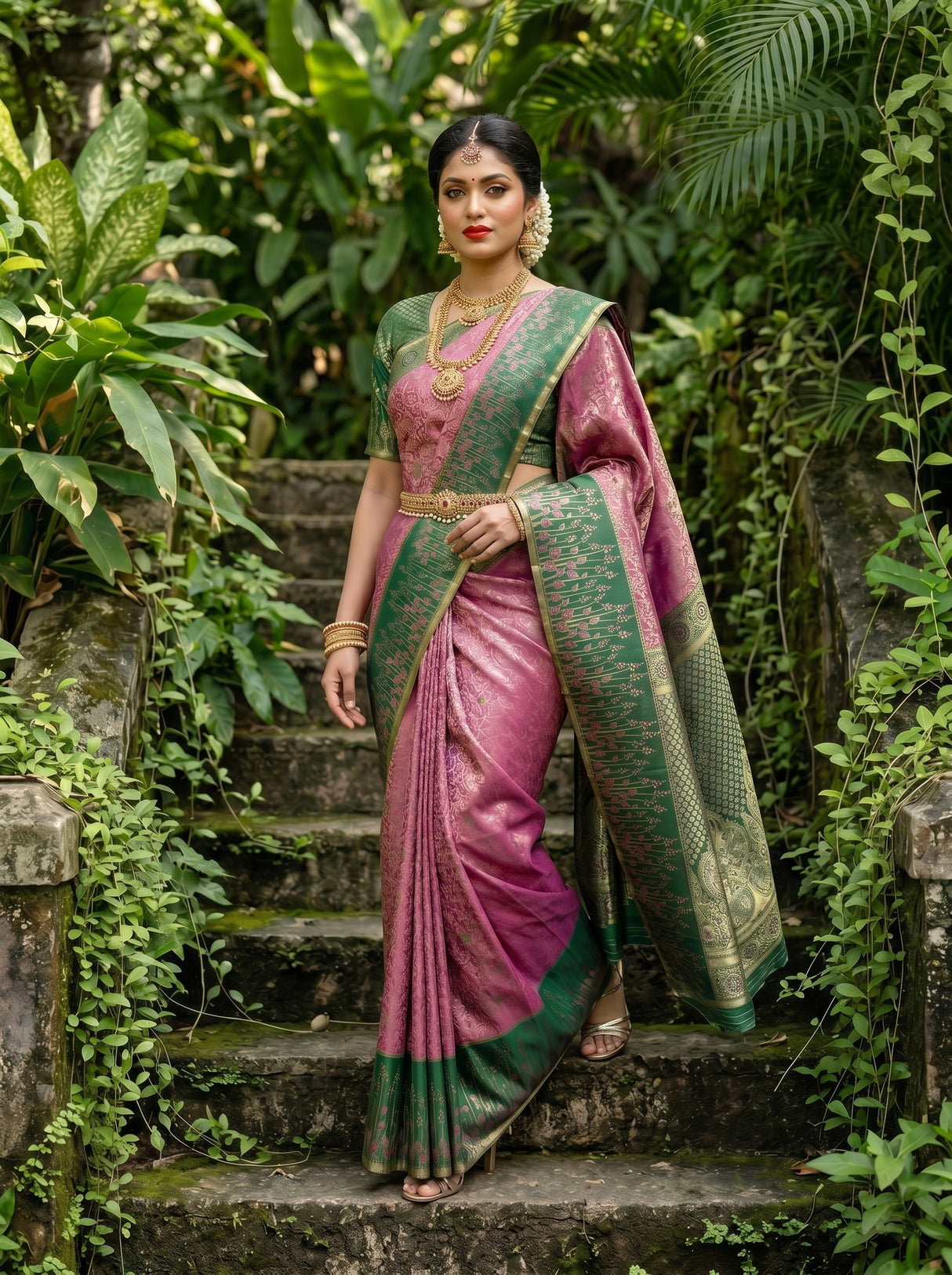 MIMOSA Saree Saree — pose 6 styling detail
