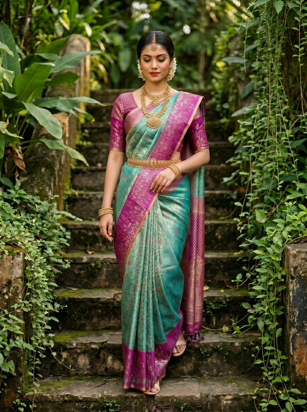 MIMOSA Saree Saree — pose 5 styling detail