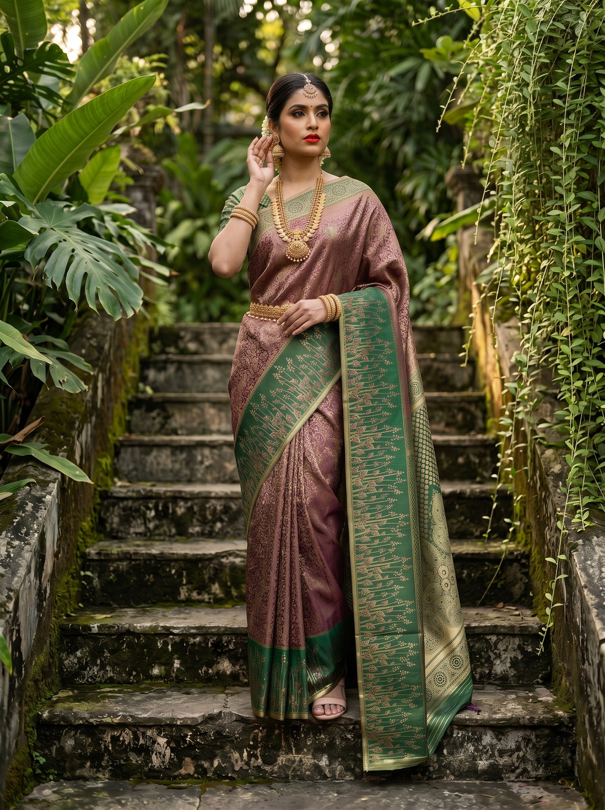 MIMOSA Saree Saree — pose 8 styling detail