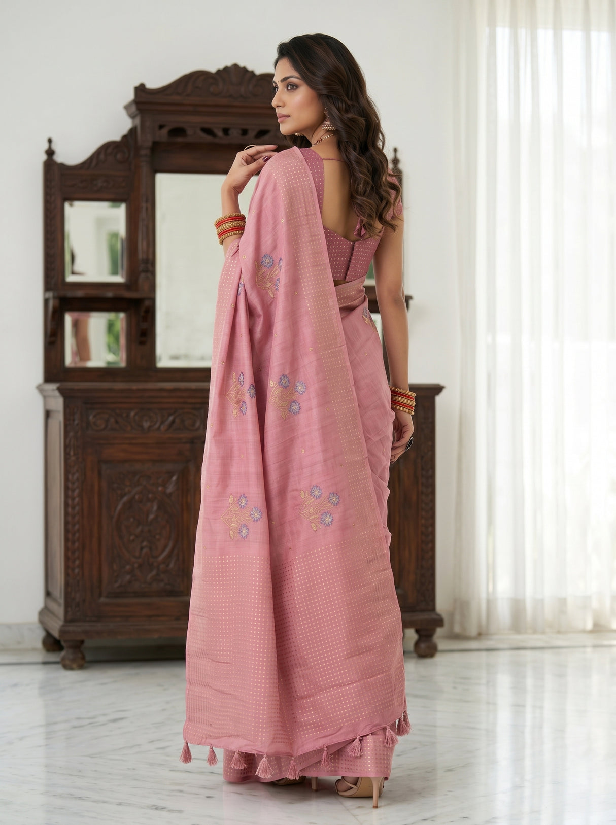 MIMOSA Saree Saree — pose 7 styling detail