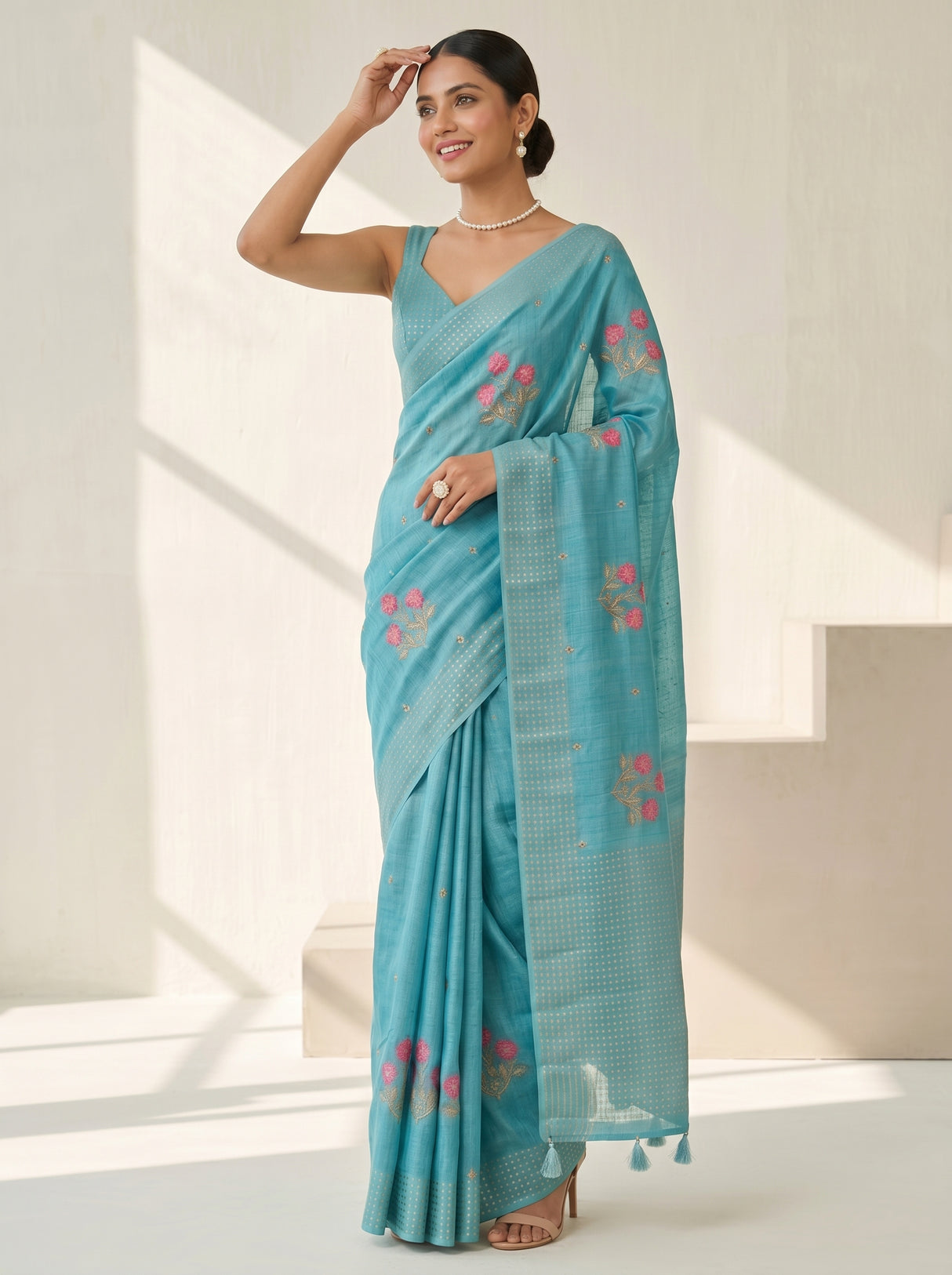 MIMOSA Saree Saree — pose 5 styling detail