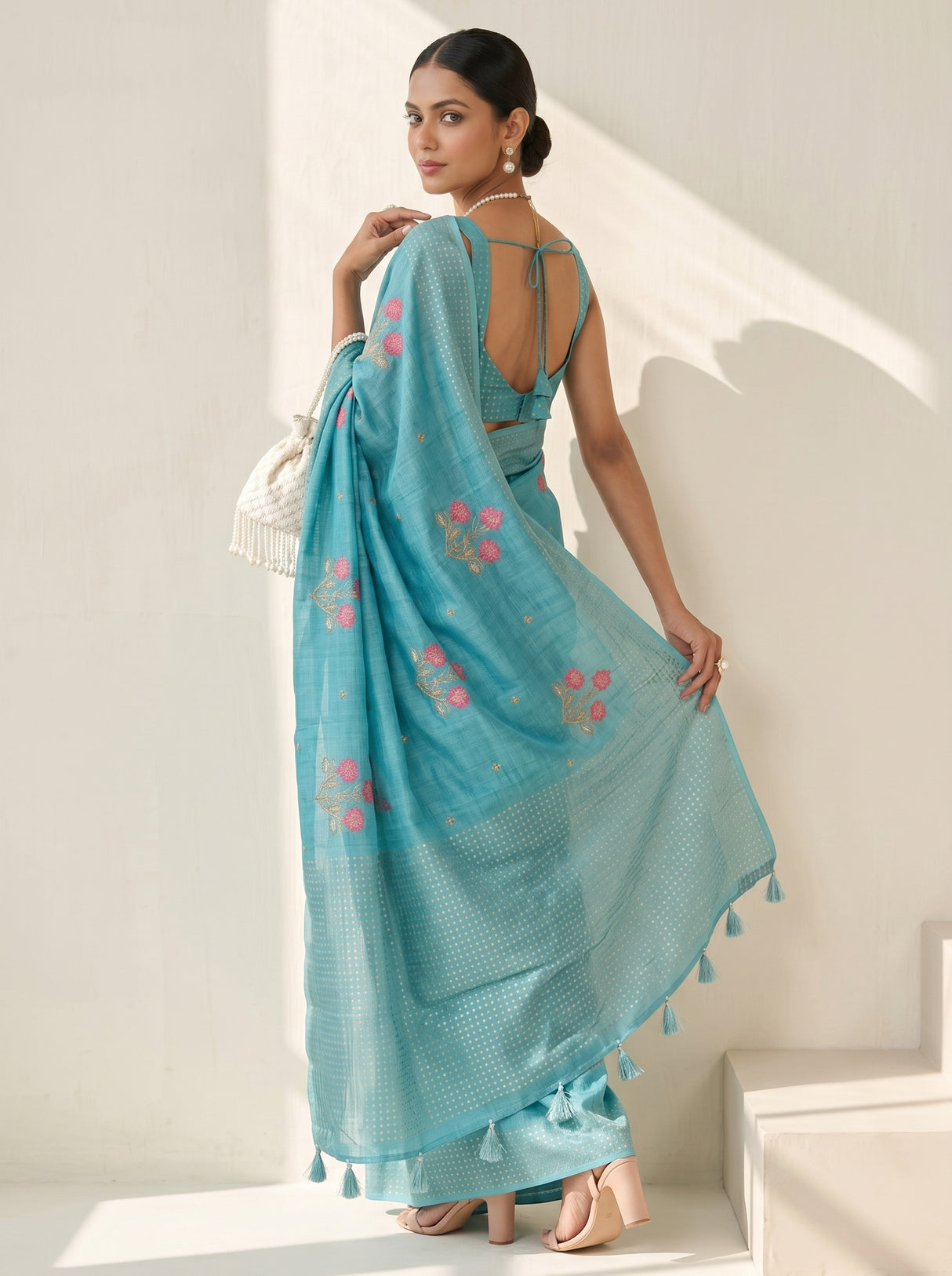 MIMOSA Saree Saree — pose 7 styling detail