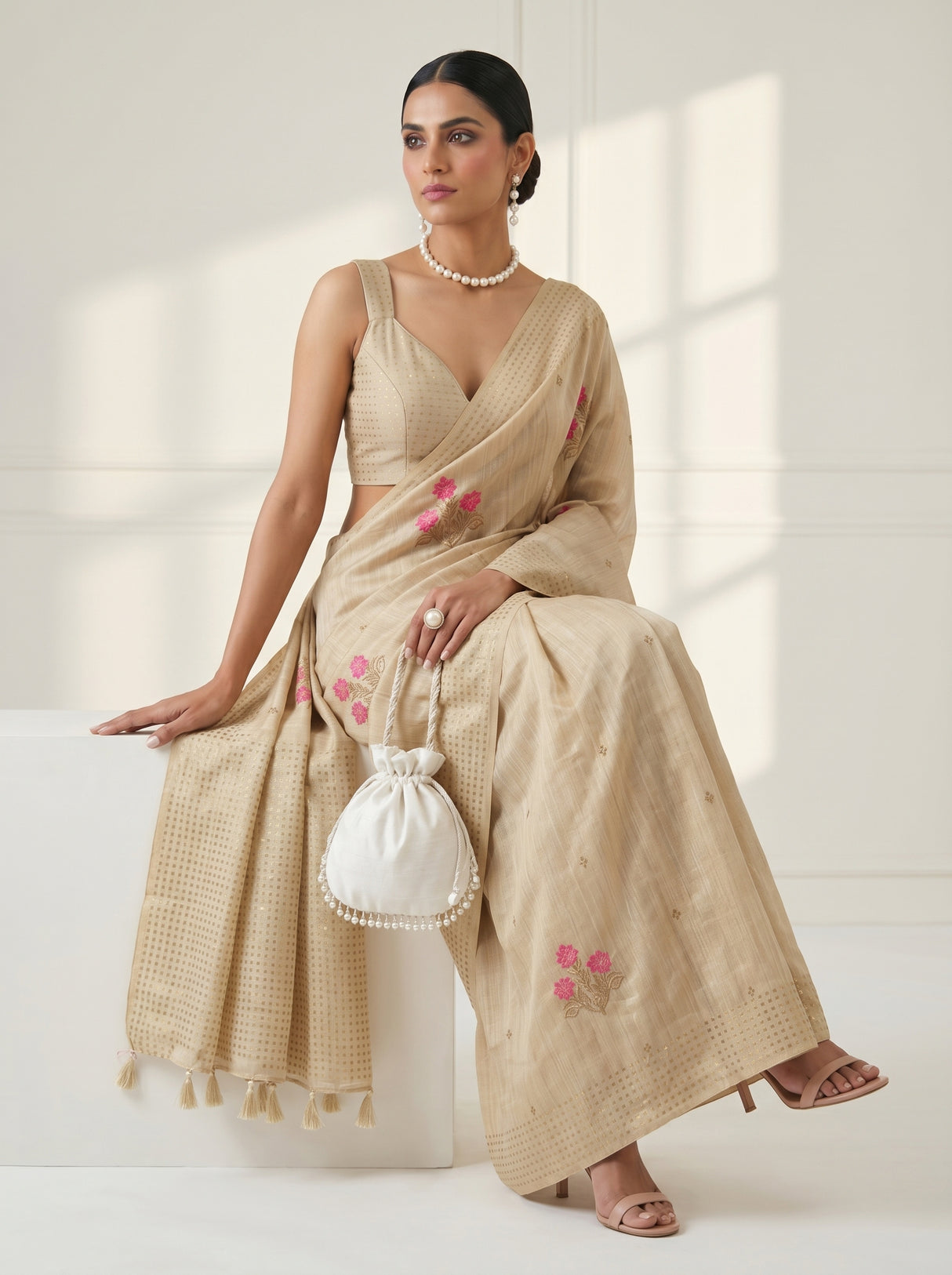 MIMOSA Saree Saree — pose 8 styling detail