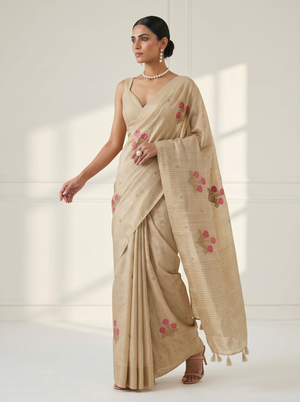 MIMOSA Saree Saree — pose 9 styling detail