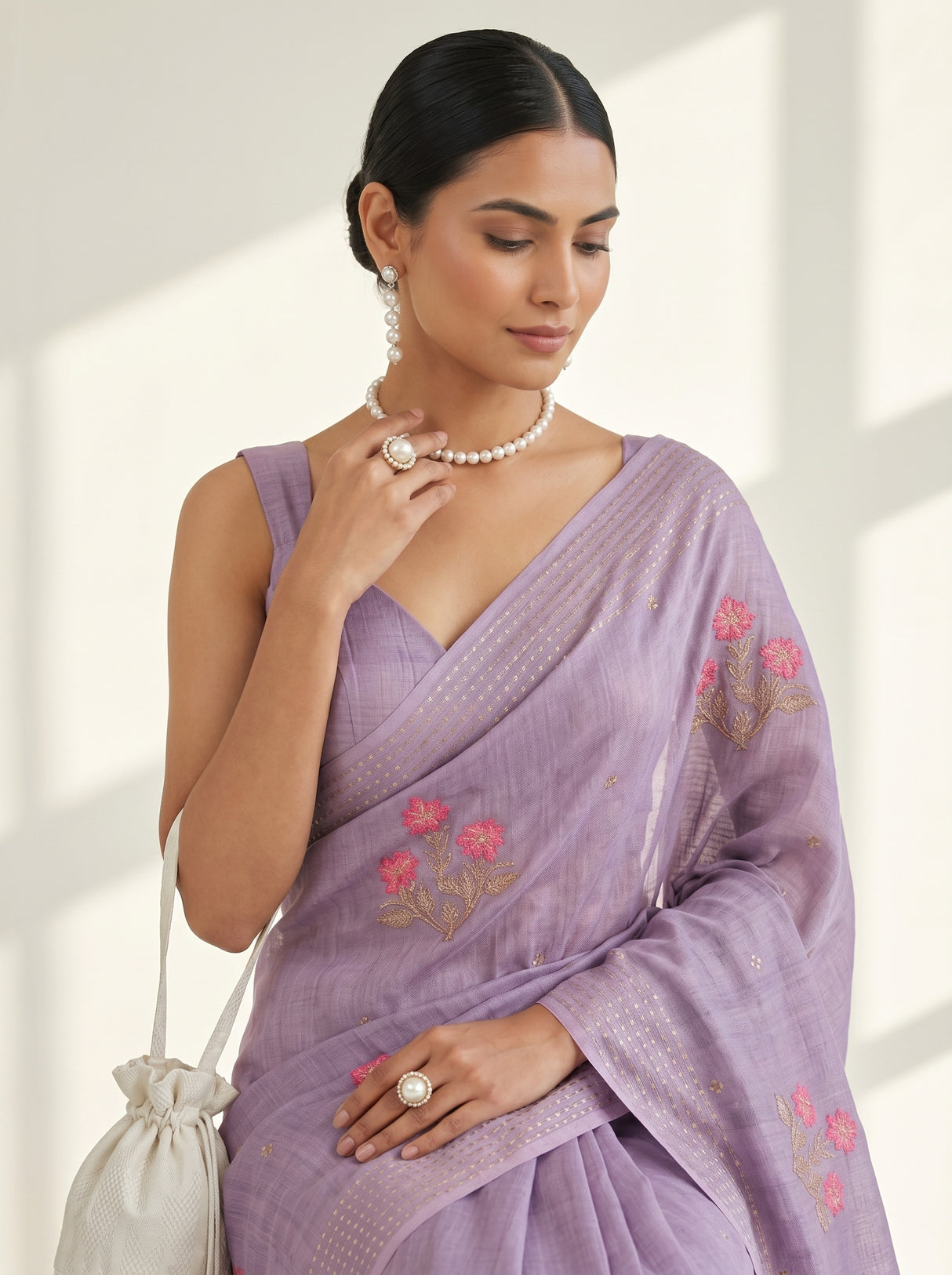 MIMOSA Saree Saree — pose 10 styling detail