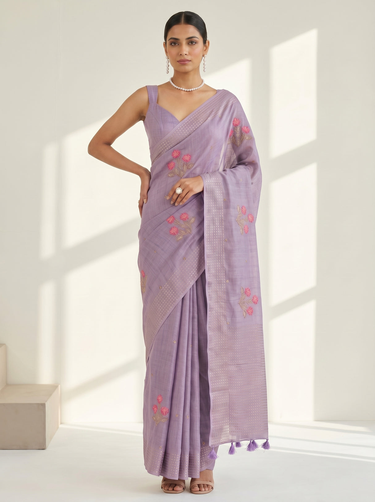 MIMOSA Saree Saree — pose 4 styling detail