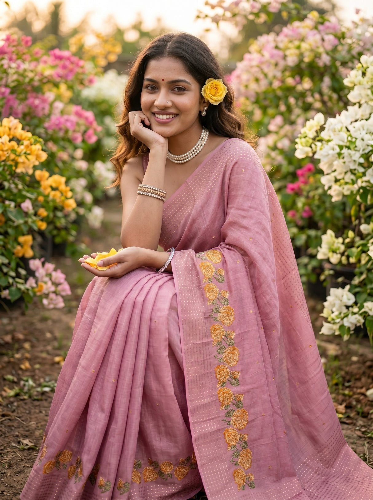 MIMOSA Saree Saree — pose 8 styling detail