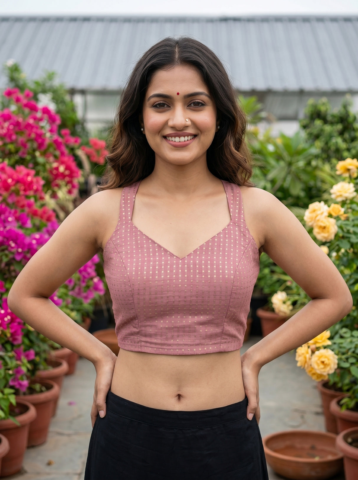 MIMOSA Saree Saree — blouse close-up