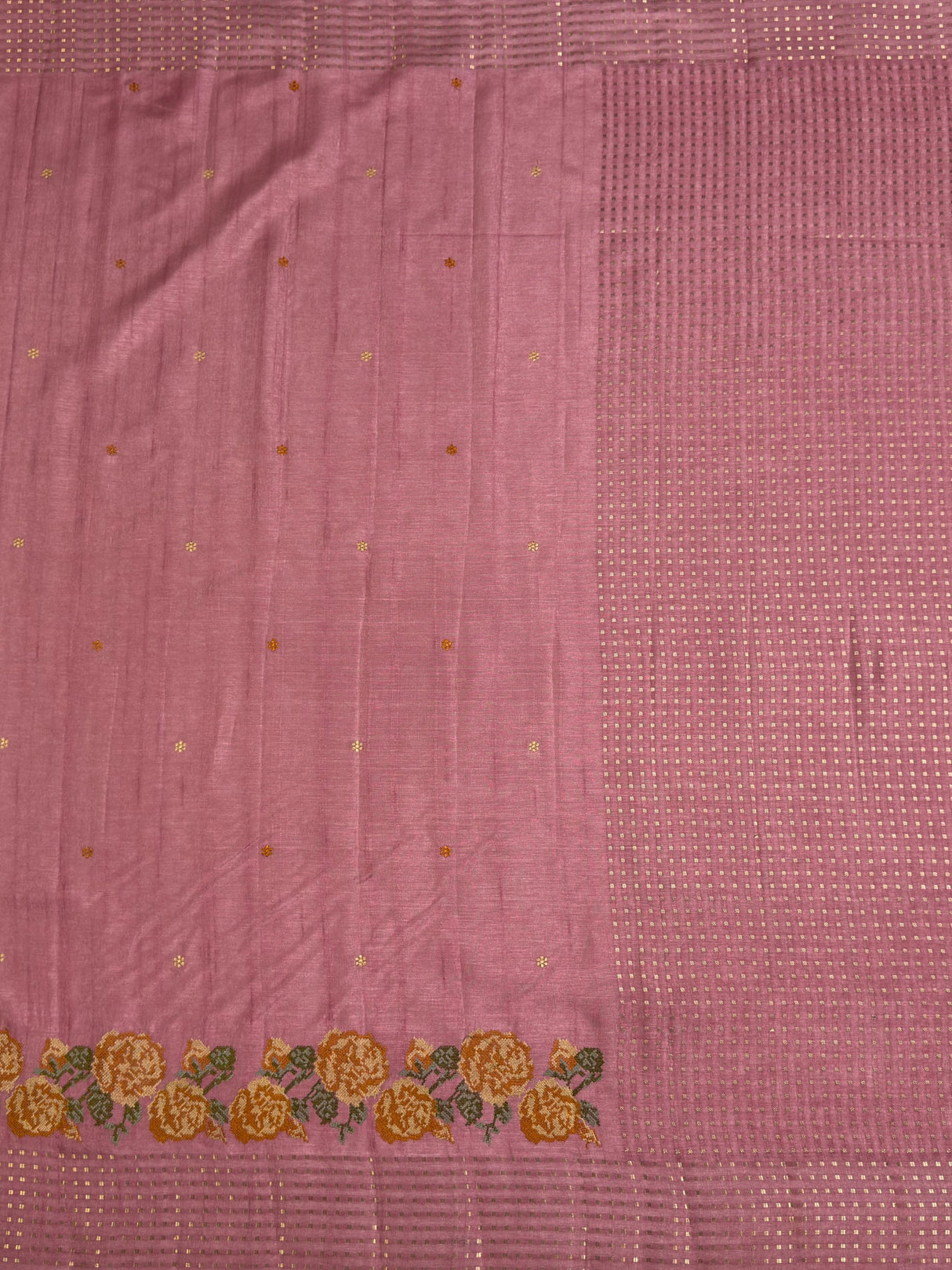 MIMOSA Saree Saree — pallu and zari work detail