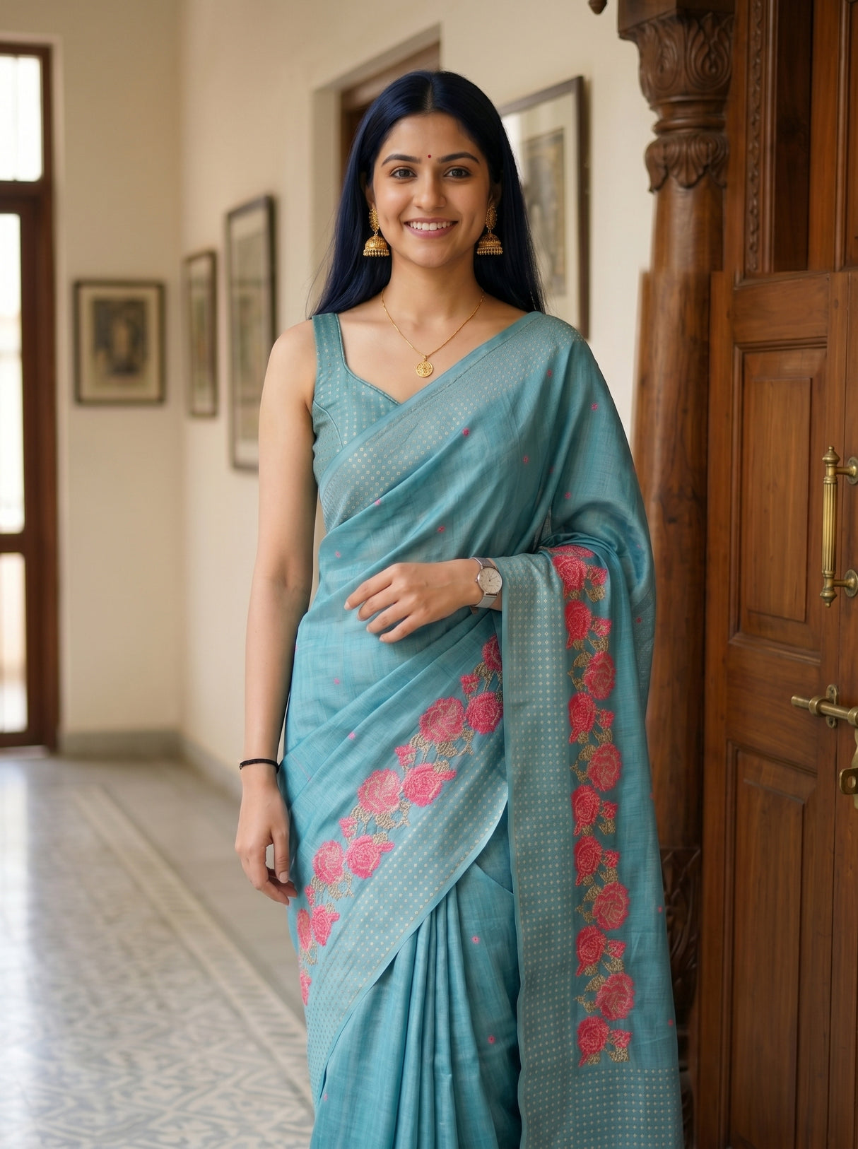MIMOSA Saree Saree — pose 10 styling detail
