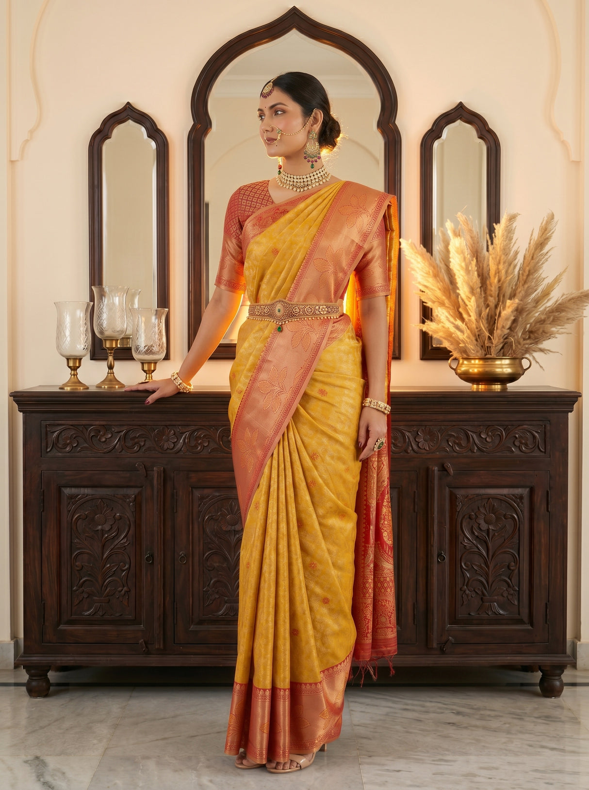 MIMOSA Saree Saree — pose 5 styling detail