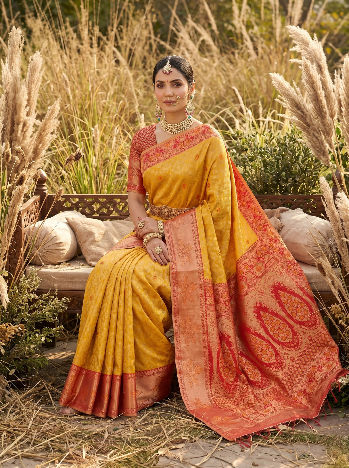 MIMOSA Saree Saree — pose 8 styling detail