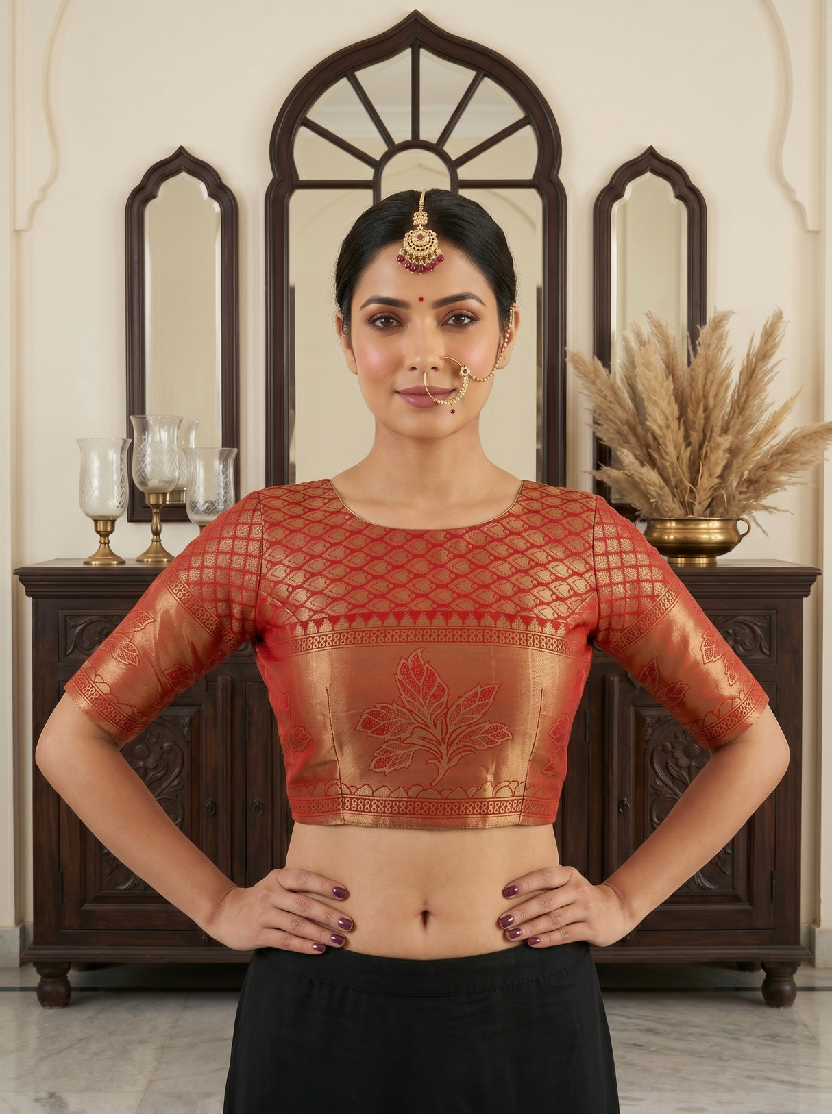 MIMOSA Saree Saree — blouse close-up